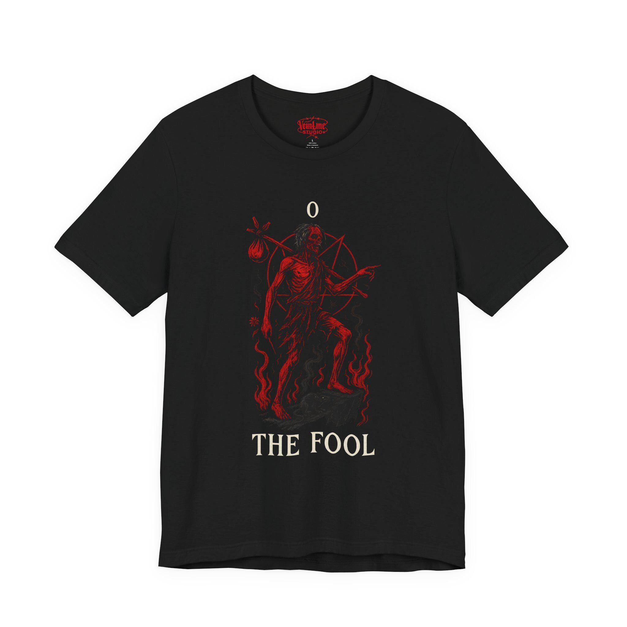 The Fool Tarot Graphic T-Shirt VeinLine Studio