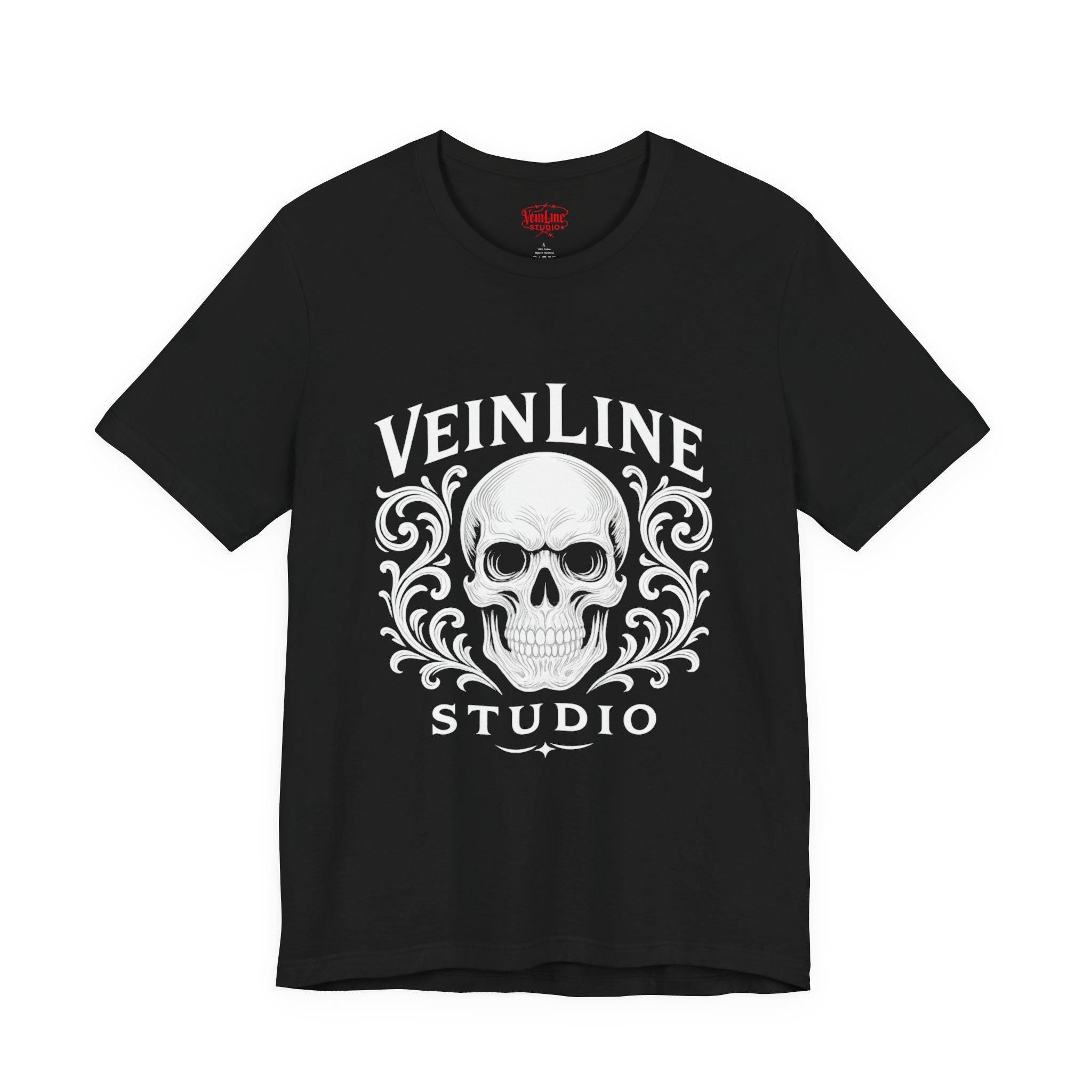 Skull VeinLine Studio Bella+Canvas 3001 Tshirt