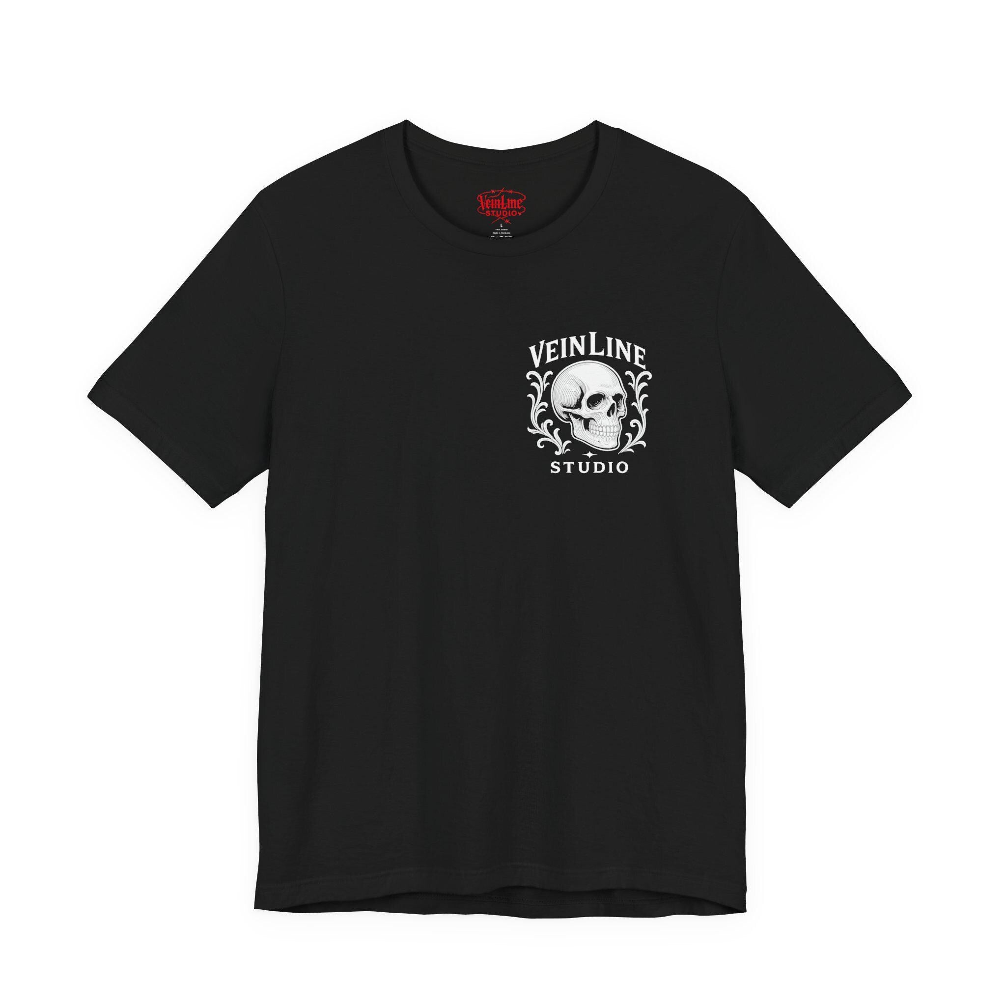 Gothic Skull tshirt VeinLine Studio