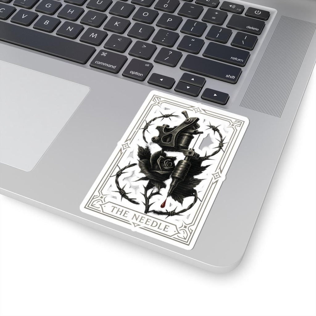 Tattoo Needle Sticker – Gothic Tattoo Art Vinyl Decal VeinLine Studio