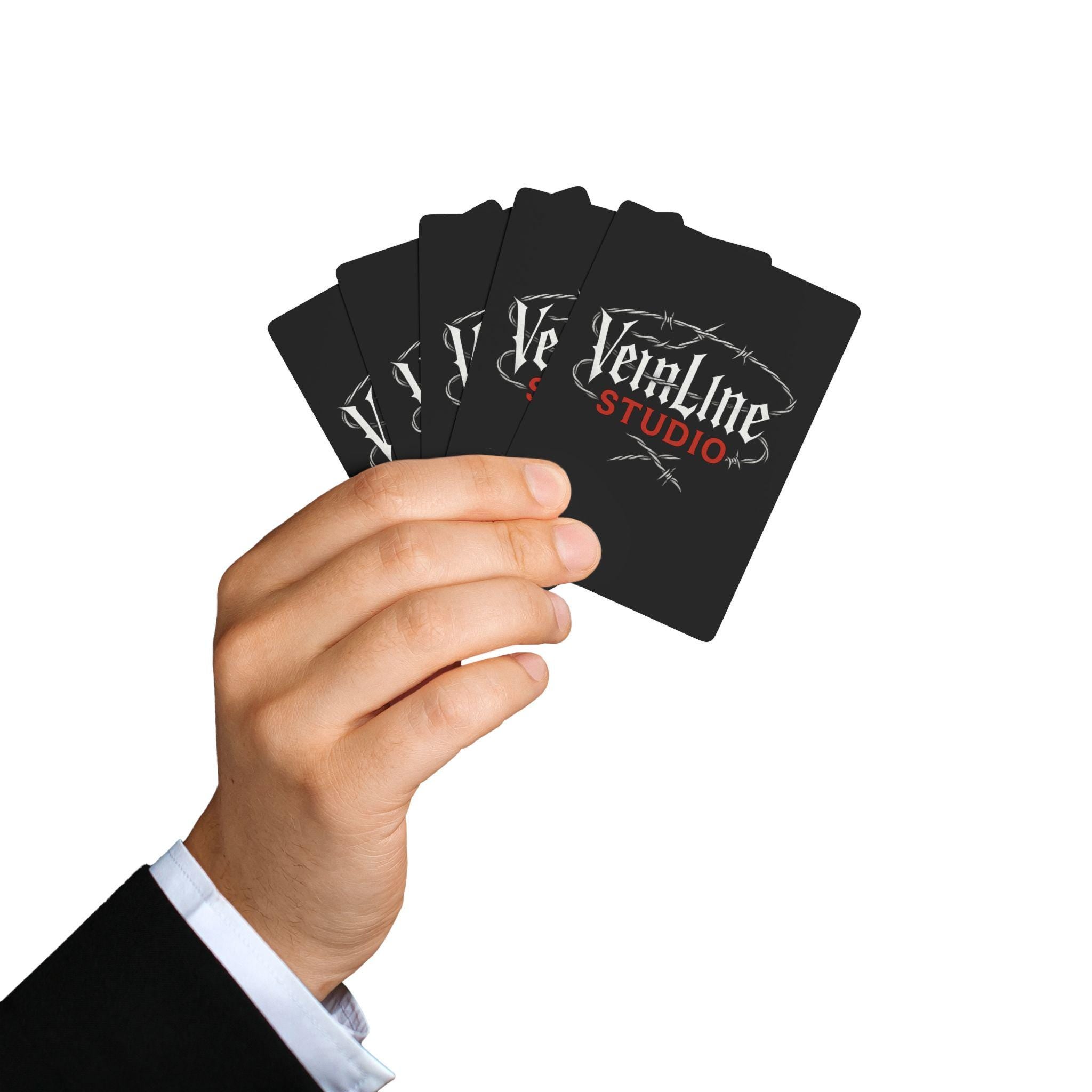 Custom Poker Playing Cards: Unique Card Deck VeinLine Studio