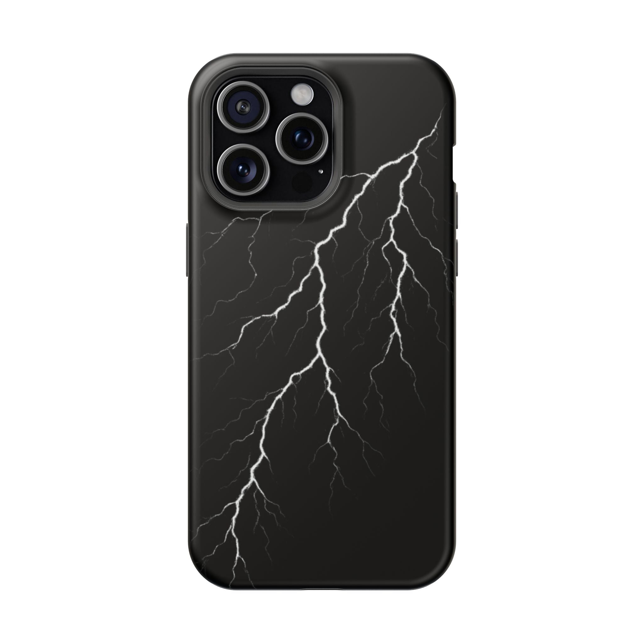 Black Lightning Phone Case – Impact‑Resistant Protective Cover