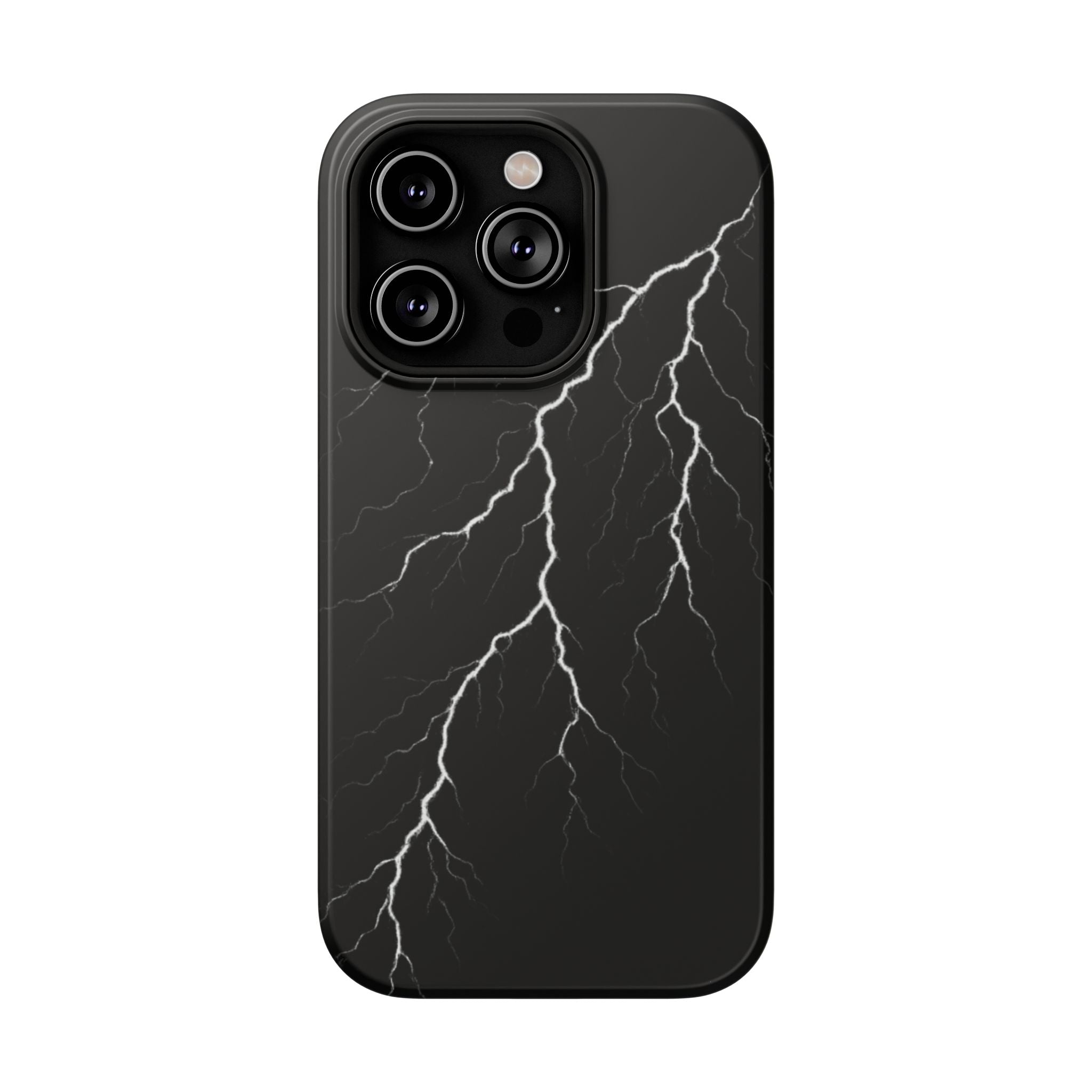 Black Lightning Phone Case – Impact‑Resistant Protective Cover