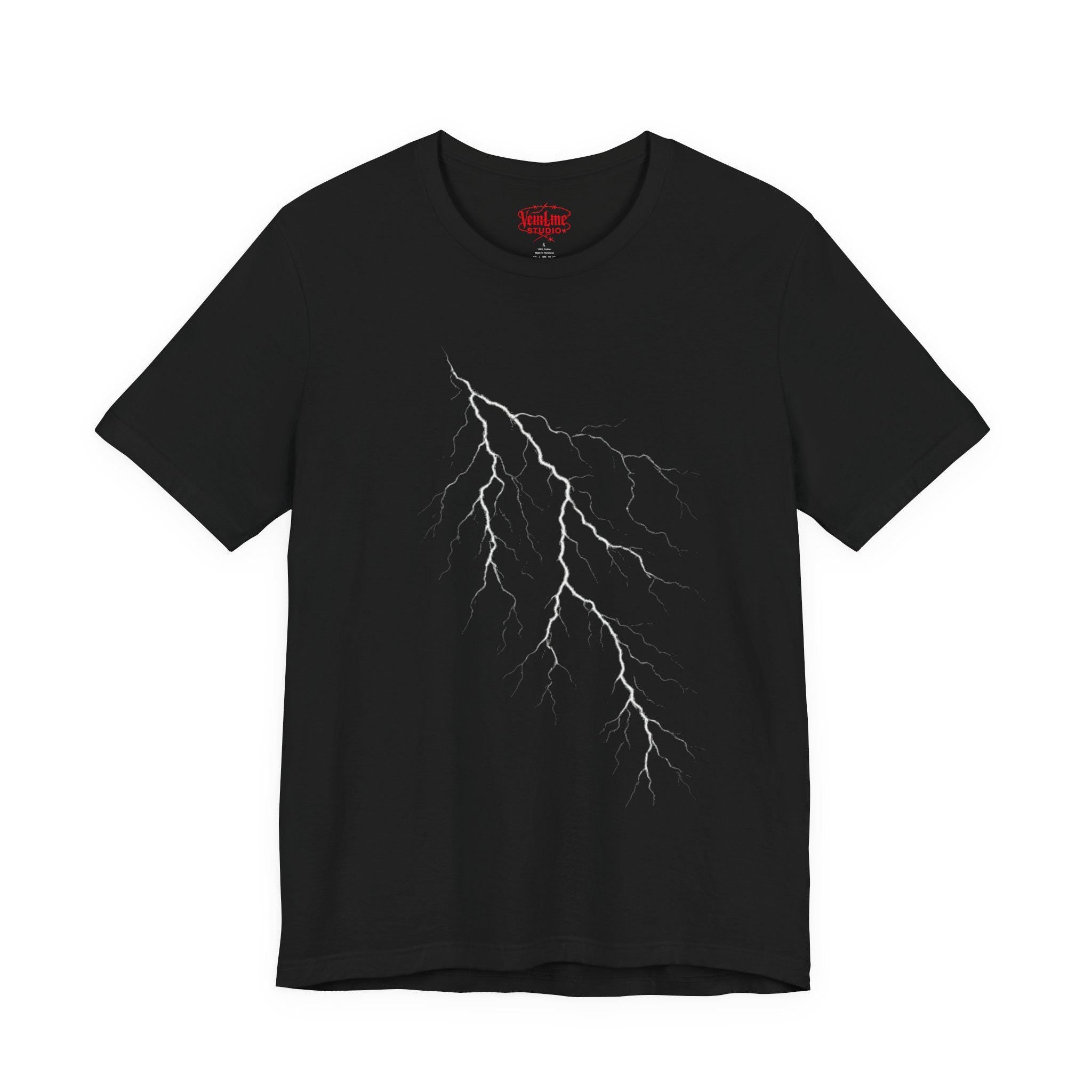 Lightning Bolt Tshirt VeinLine Studio