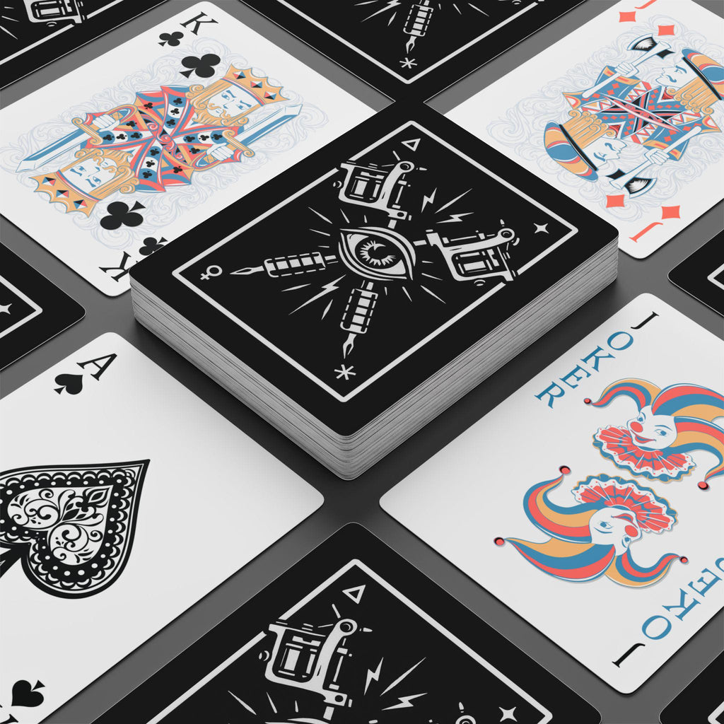 Tattoo-Inspired Playing Cards VeinLine Studio