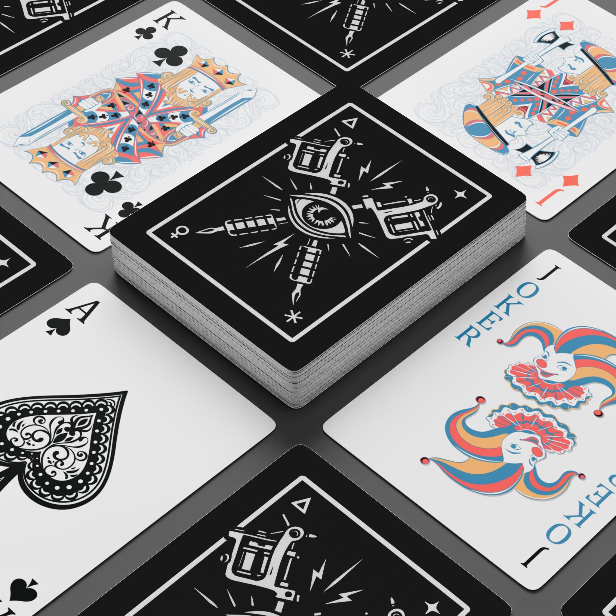 Tattoo-Inspired Playing Cards VeinLine Studio