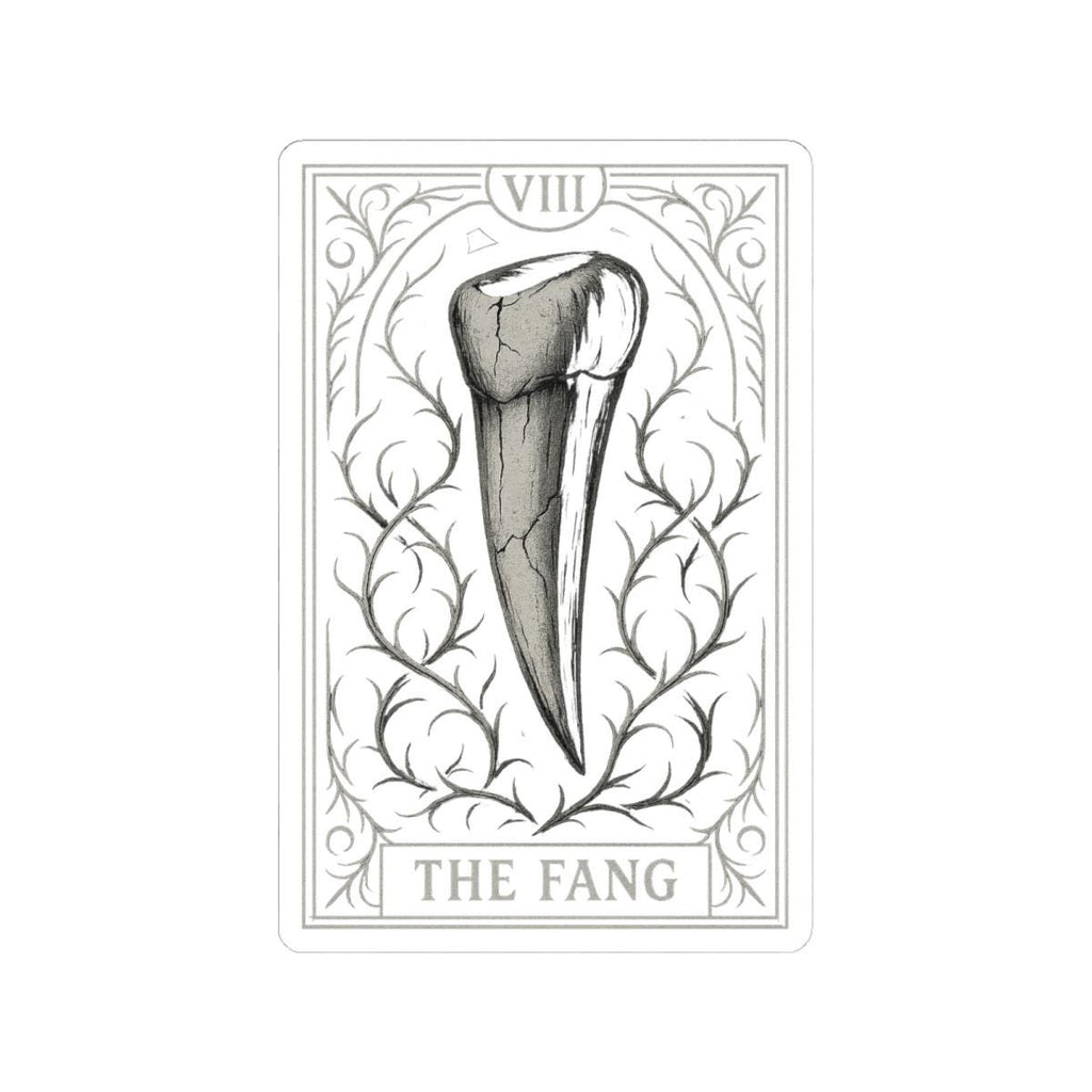 Fang Sticker – Gothic Tattoo Art Decal VeinLine Studio