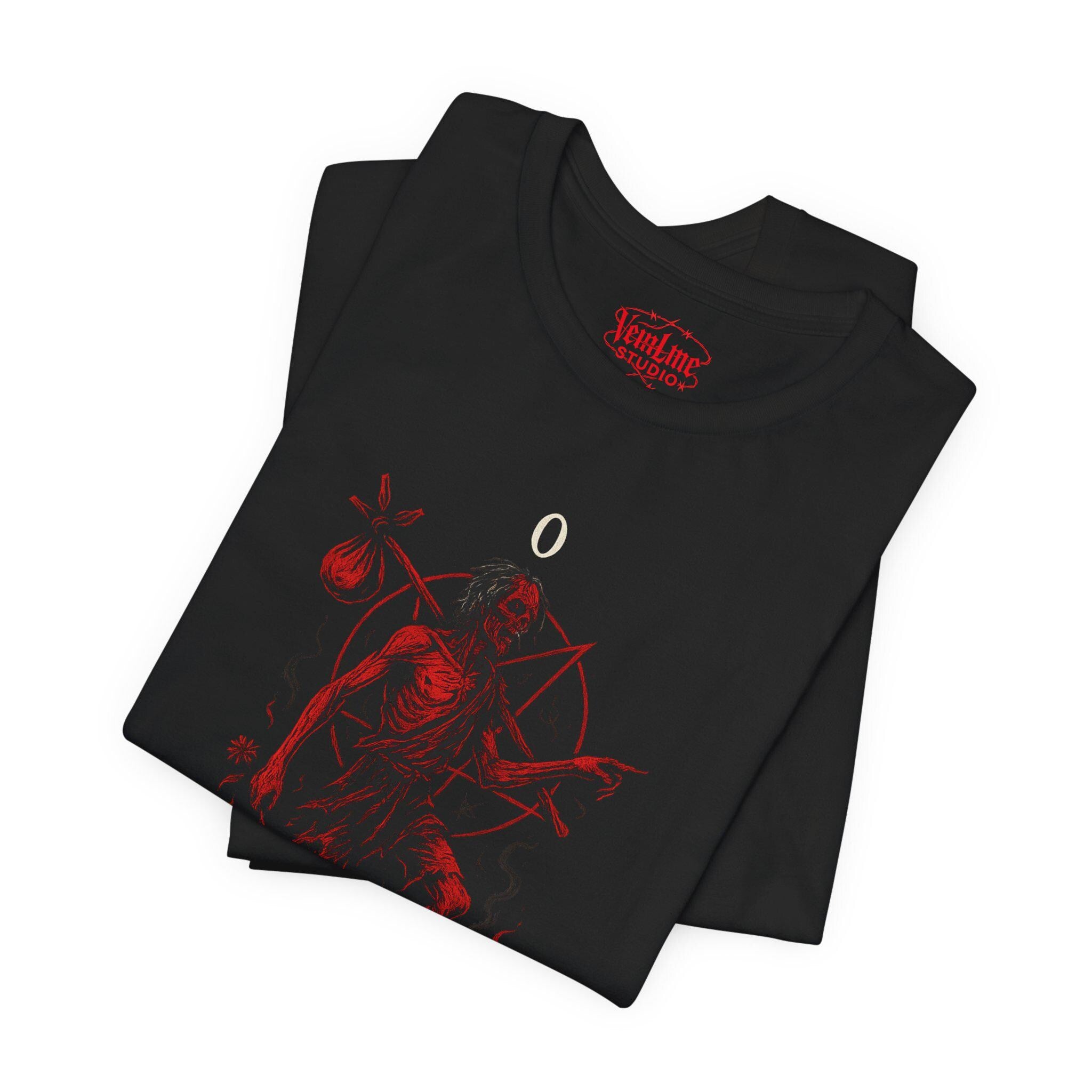The Fool Tarot Graphic T-Shirt VeinLine Studio