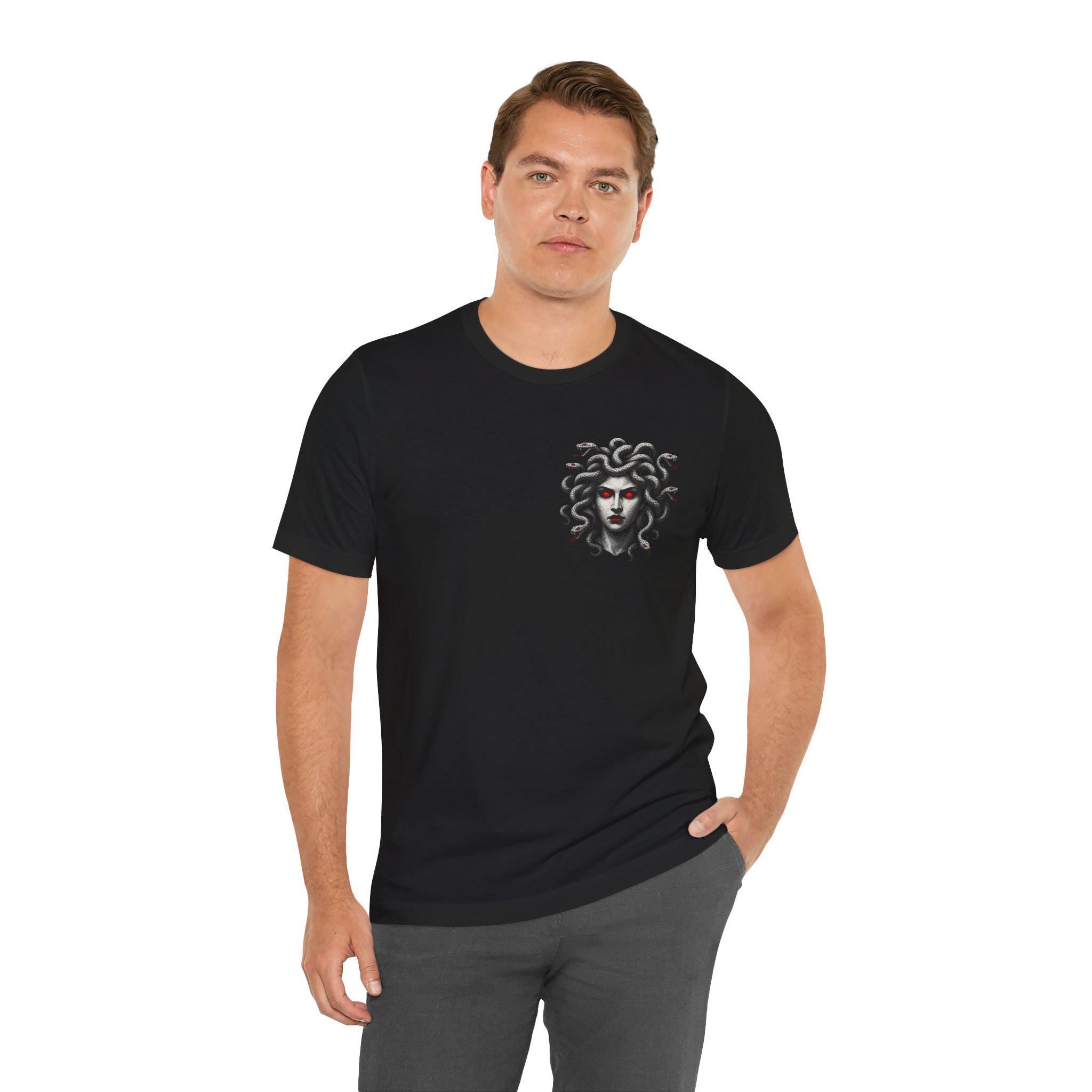 Medusa Tshirt, Mythology Apparel, VeinLine Studio