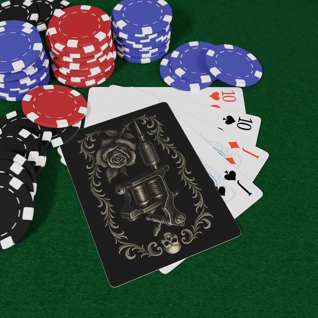 Tattoo Playing Cards: Unique Poker Deck for Collectors VeinLine Studio