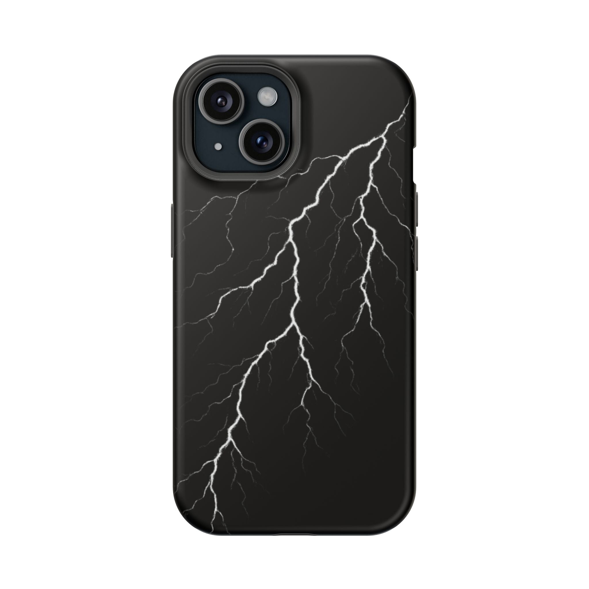 Black Lightning Phone Case – Impact‑Resistant Protective Cover
