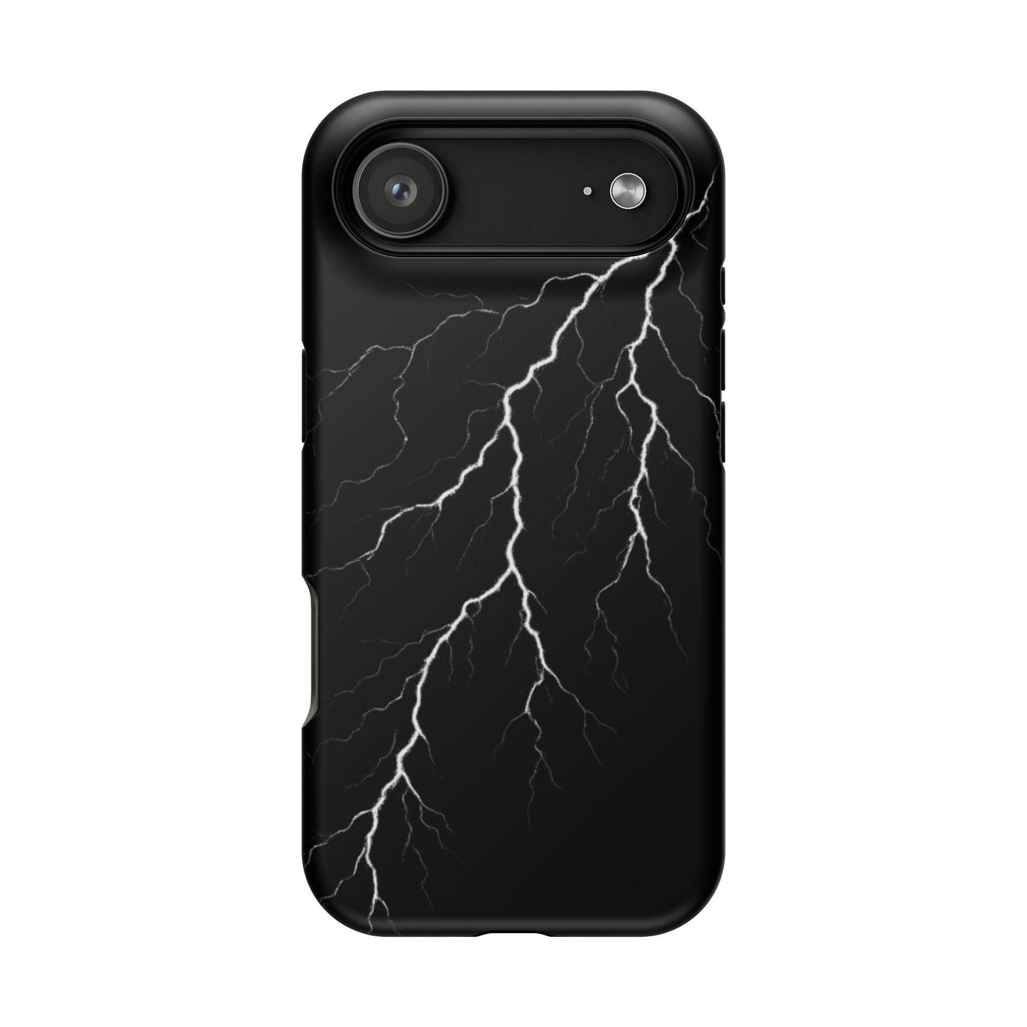 Black Lightning Phone Case – Impact‑Resistant Protective Cover