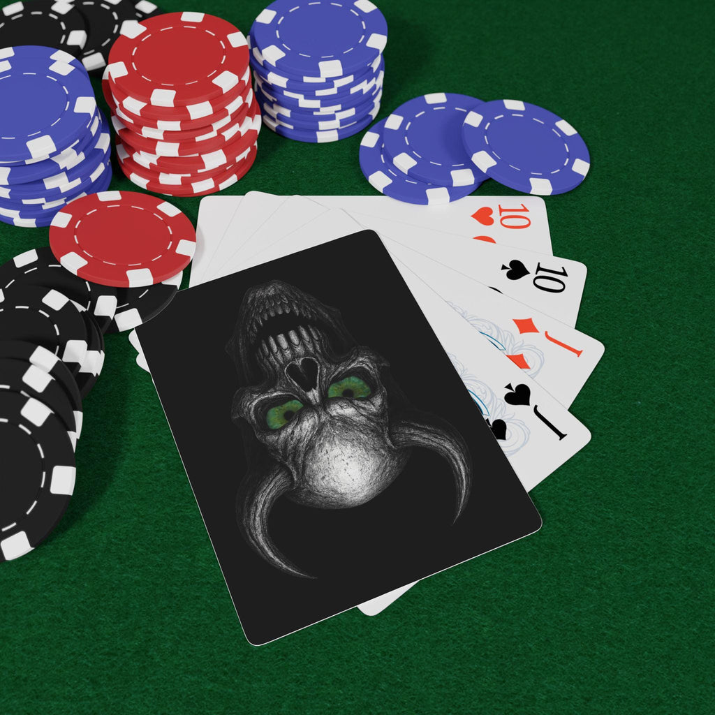 Skull Poker Playing Cards VeinLine Studio