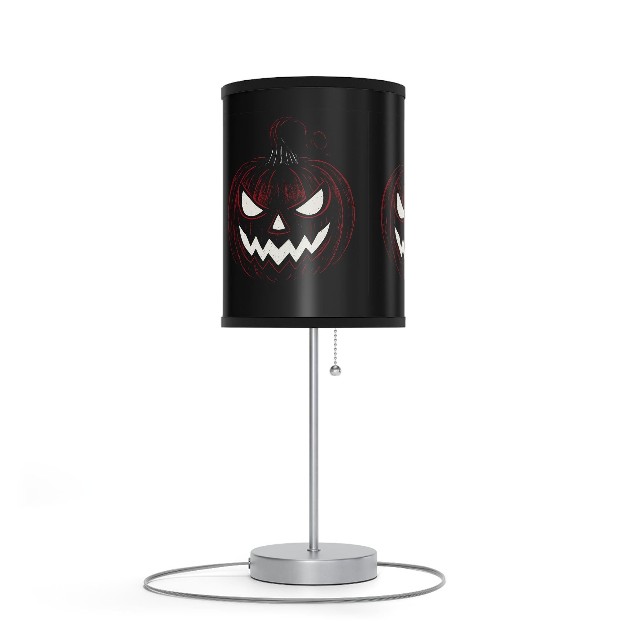Halloween Pumpkin Lamp: Spooky Jack-o'-Lantern VeinLine Studio