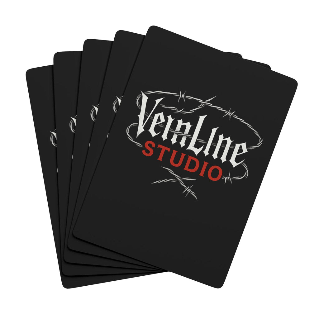 Custom Poker Playing Cards: Unique Card Deck VeinLine Studio