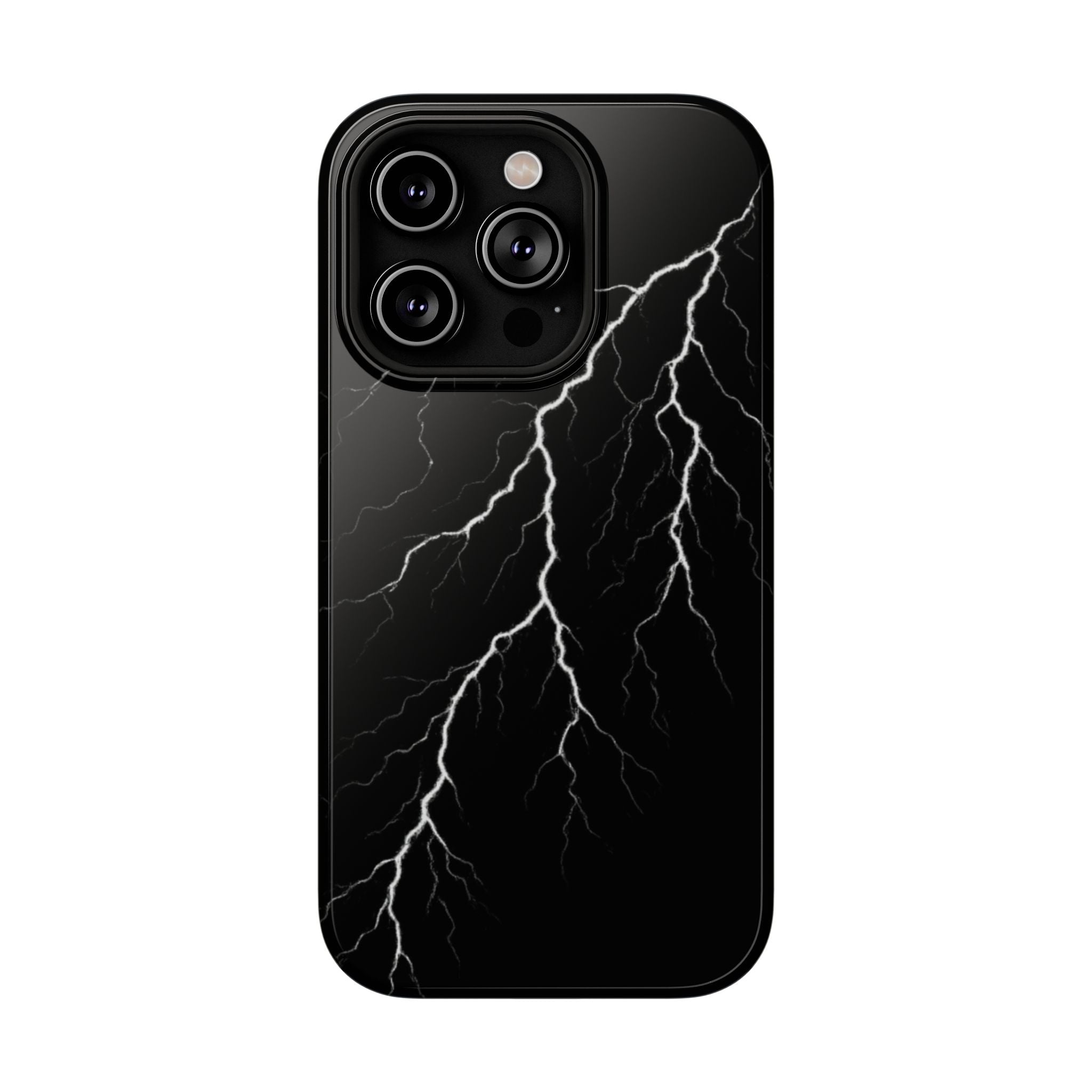 Black Lightning Phone Case – Impact‑Resistant Protective Cover