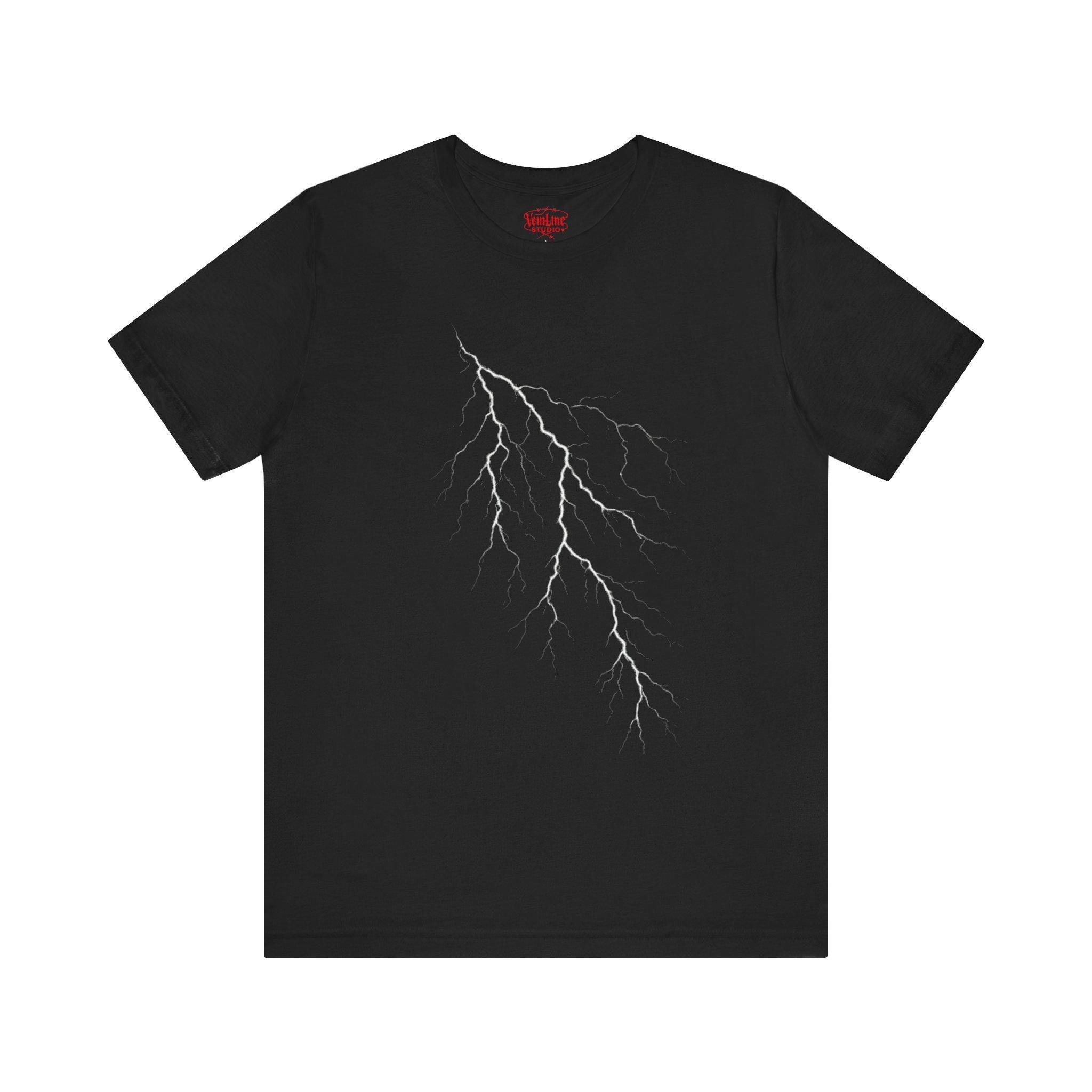 Lightning Bolt Tshirt VeinLine Studio