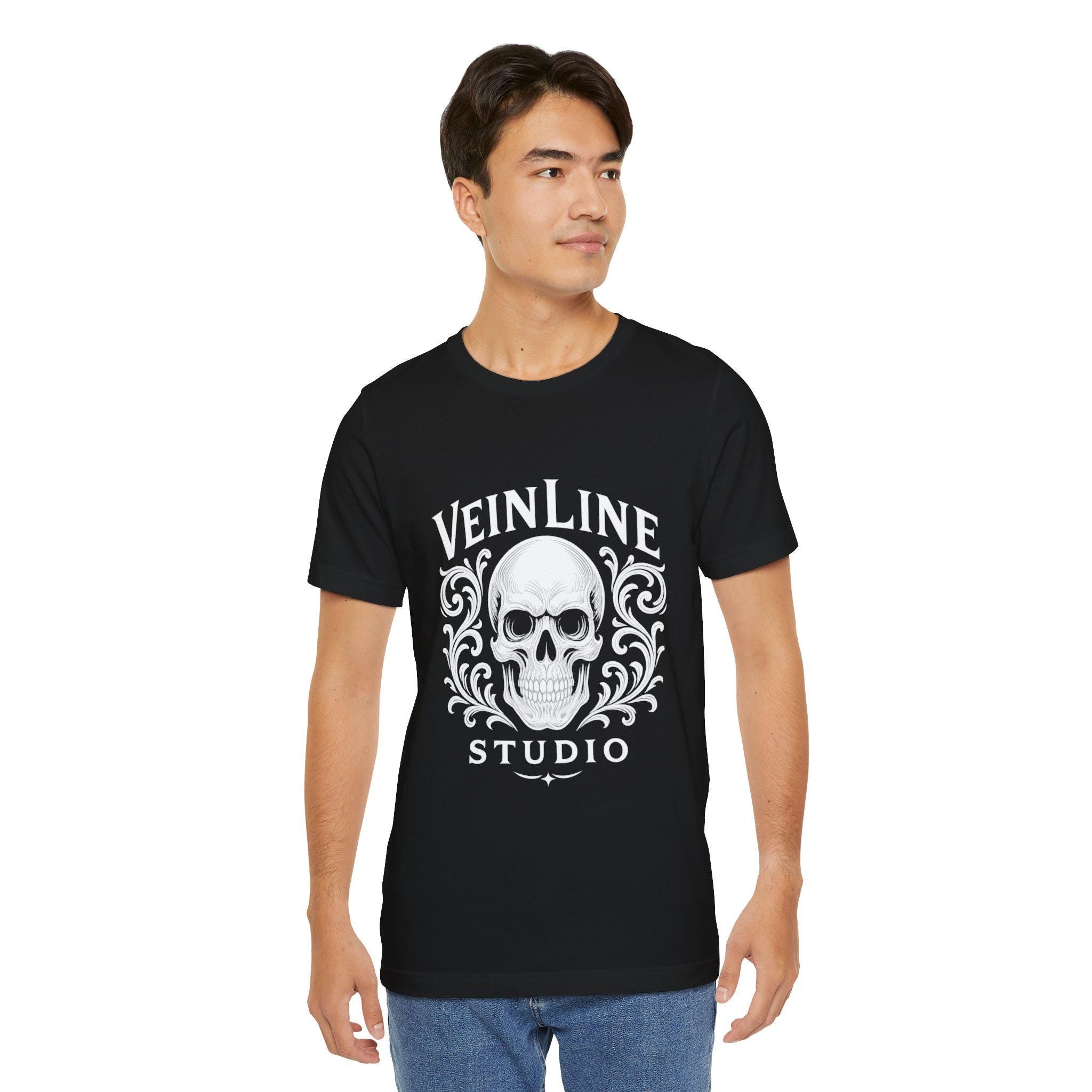 Skull VeinLine Studio Bella+Canvas 3001 Tshirt