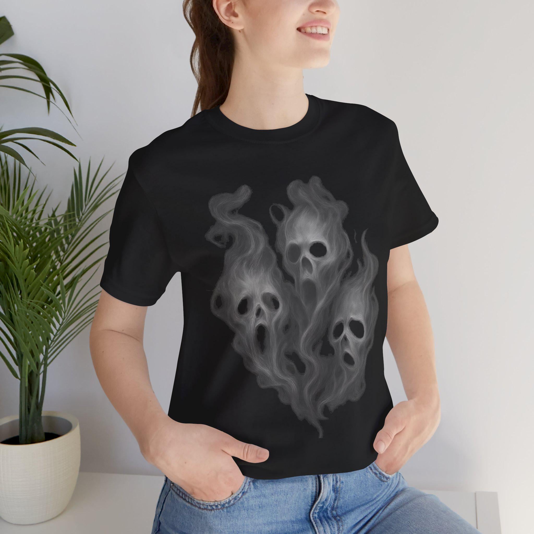 Ghostly gothic Tshirt, VeinLine Studio