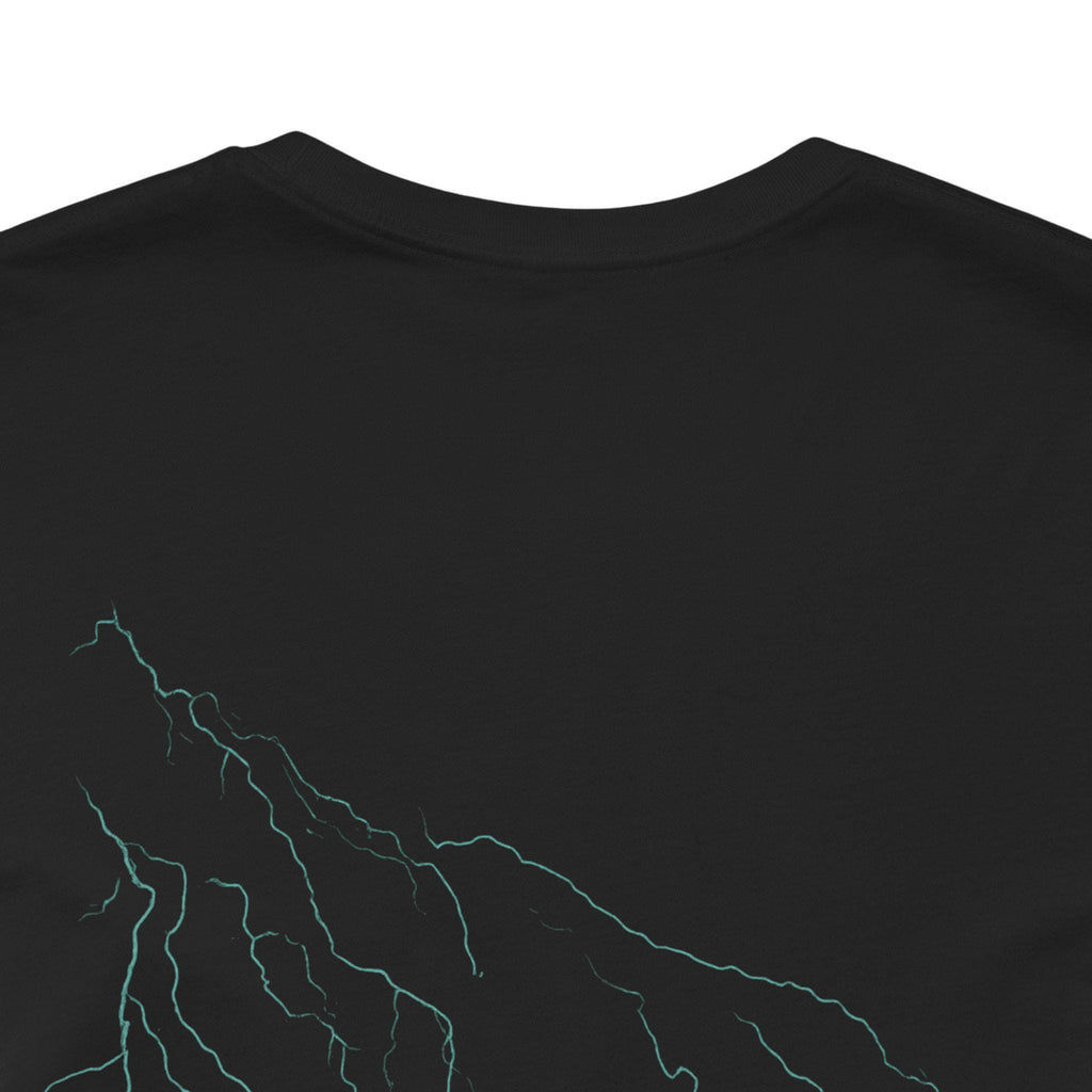 Logo Lightning Graphic Tee: Unisex Cotton Short Sleeve Shirt VeinLine Studio