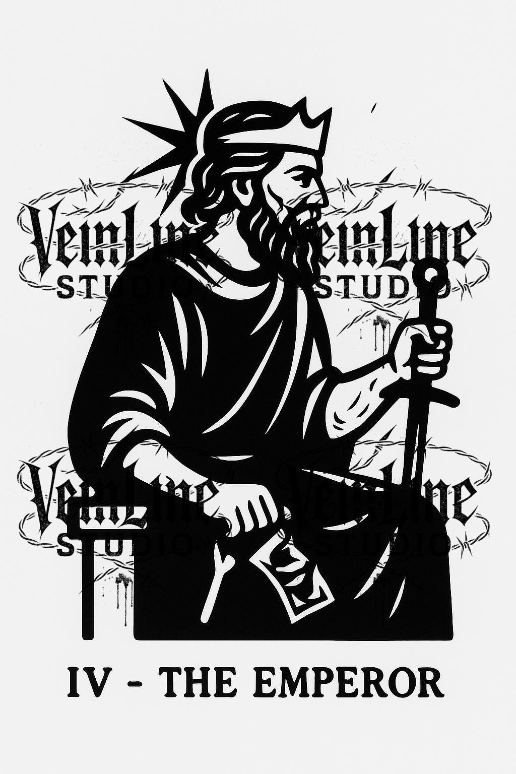 Tarot Tattoo Stencils: Major Arcana Designs (Digital Download PNG Files)  by VeinLineStudio
