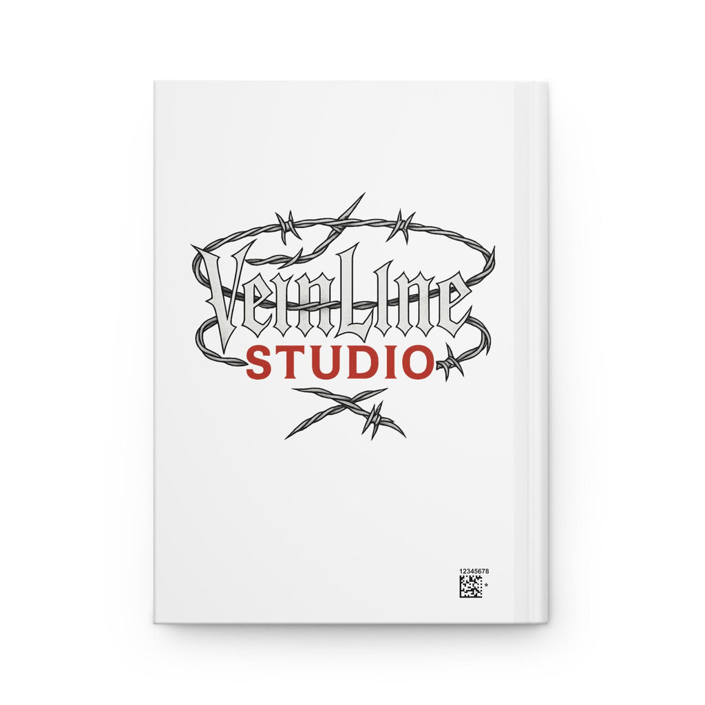Gothic Hardcover Journal, Death Tarot Design, VeinLine Studio