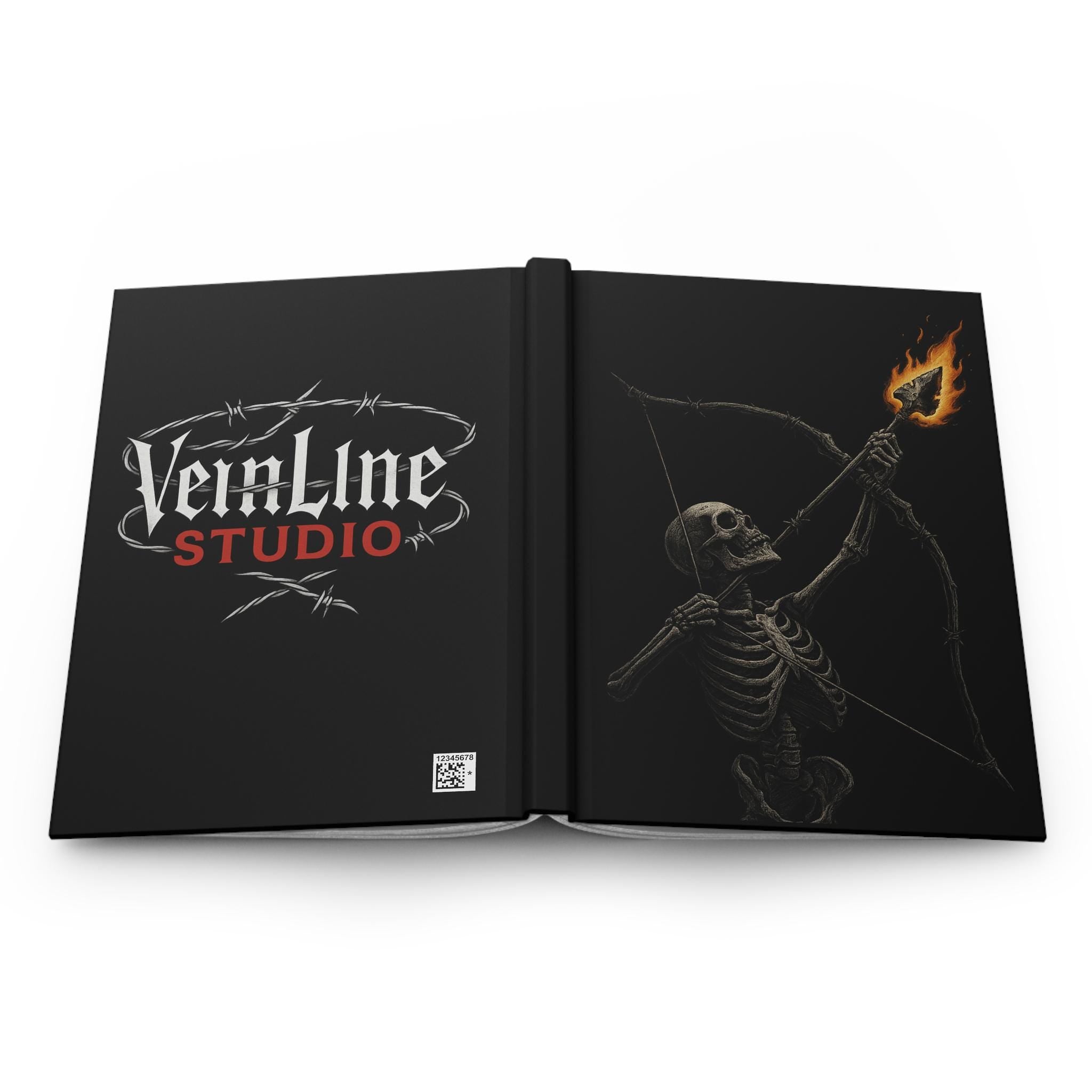 Skeleton Archer Hardcover Journal VeinLine Studio