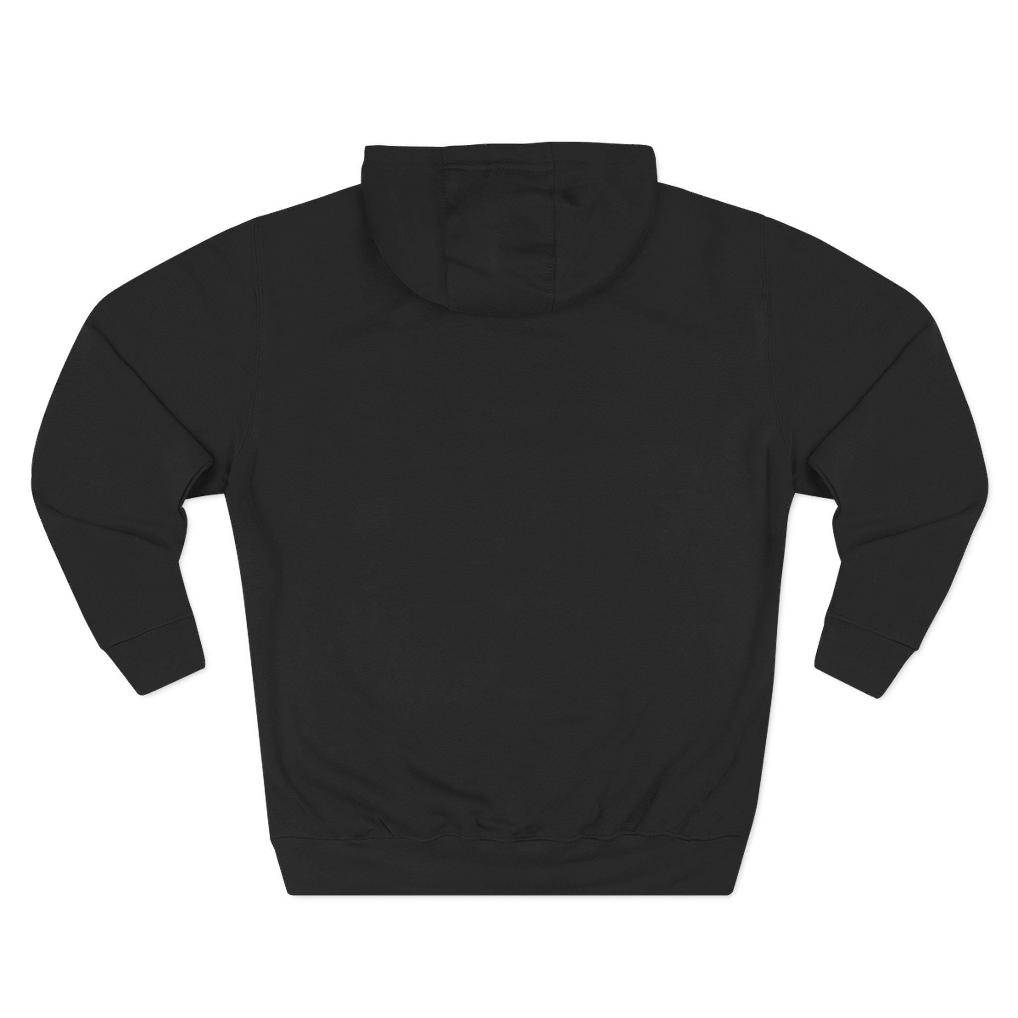 Edgy Graphic Hoodie, cotton and polyester, black, size XS-3XL, VeinLine Studio