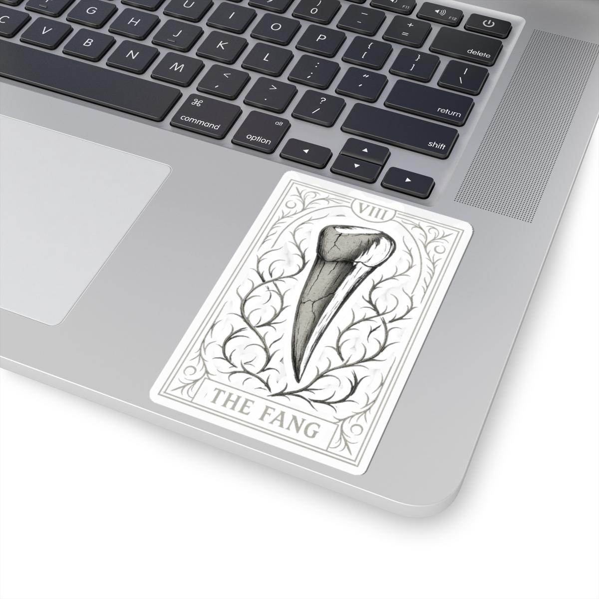 Fang Sticker – Gothic Tattoo Art Decal VeinLine Studio