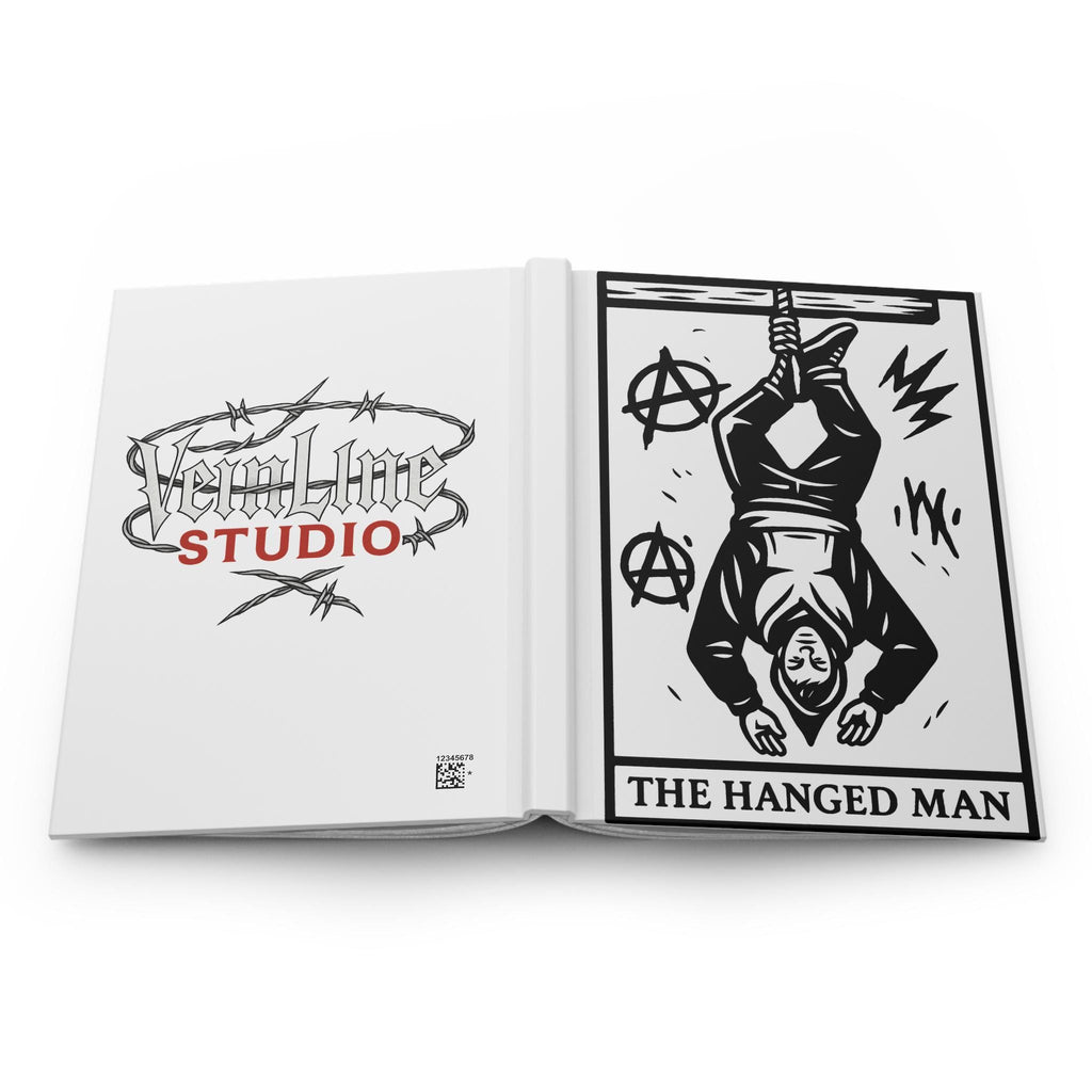 The Hanged Man Tarot Hardcover Journal VeinLine Studio