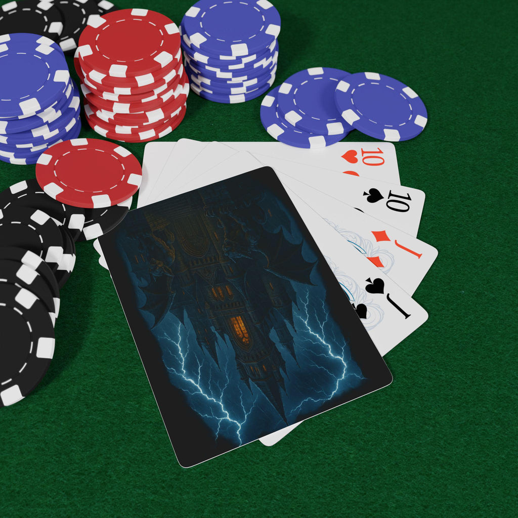 Mystical Poker Playing Cards: Dark Castle Design Spooky Deck VeinLine Studio