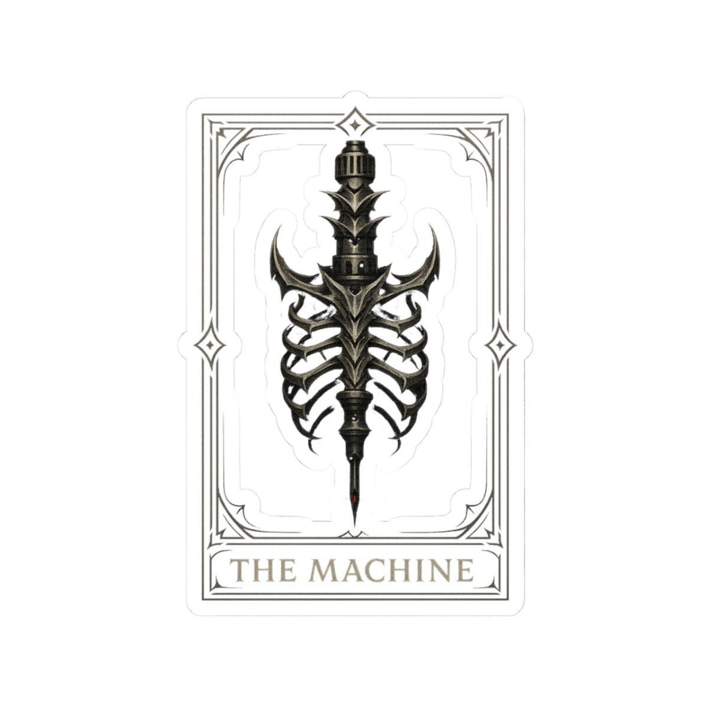 Dark Fantasy Sticker – Gothic Scorpion Tarot Decal VeinLine Studio