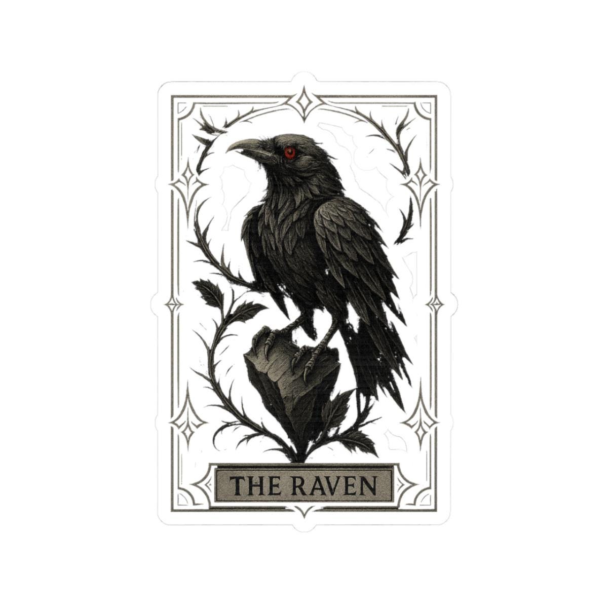 Raven Sticker VeinLine Studio