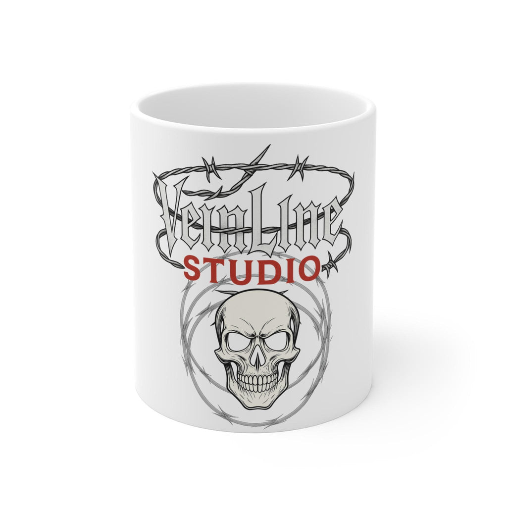 Skull Mug by VeinLineStudio