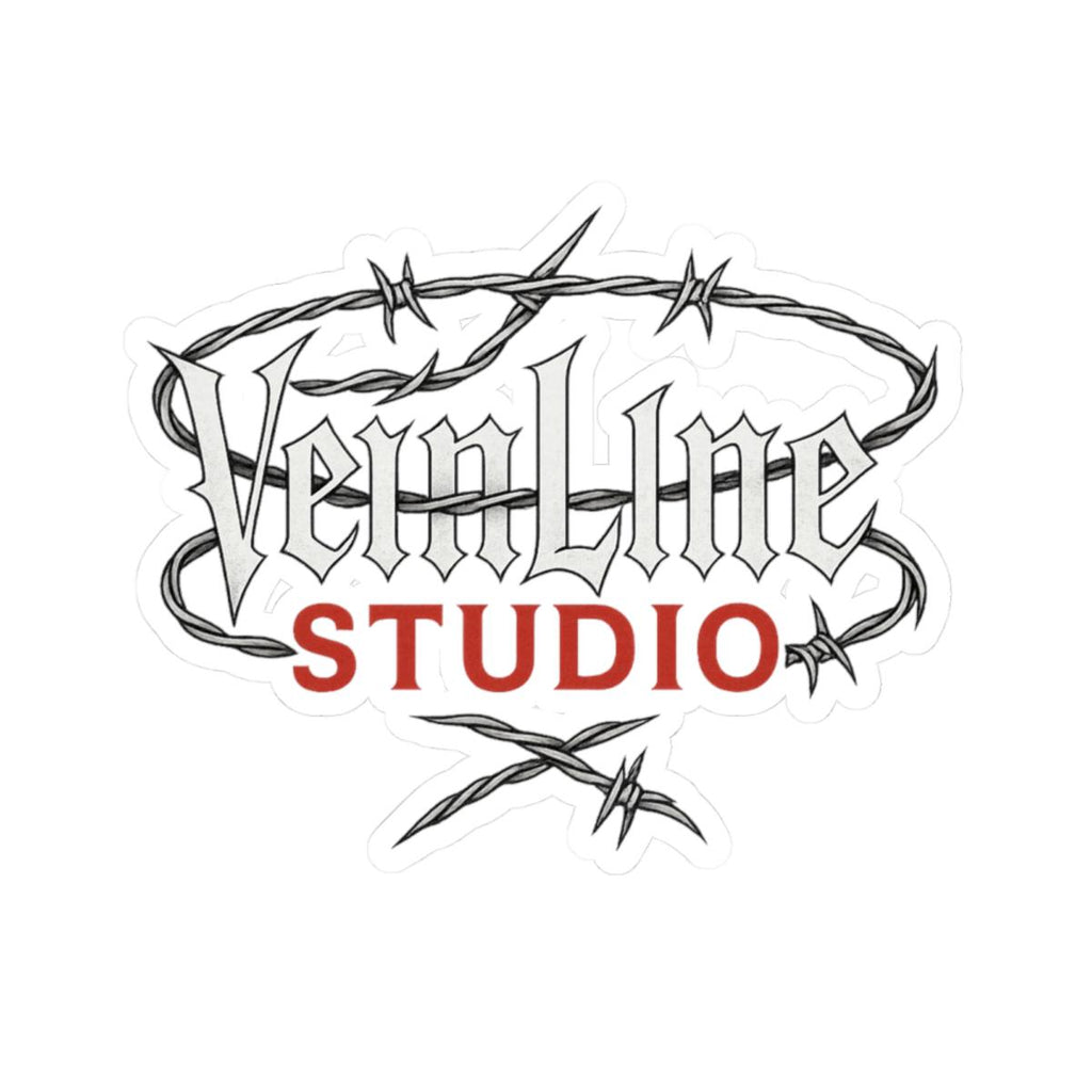 VeinLineStudio Barbed Wire Stickers | Unique Decal, VeinLine Studio