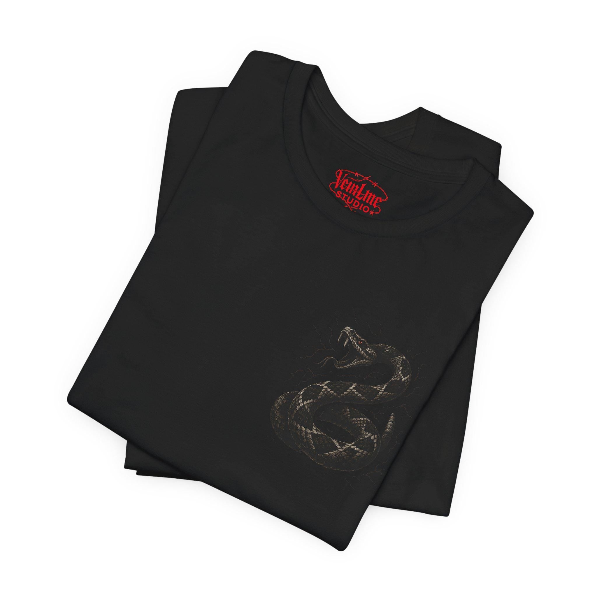 Rattlesnake Luxury Menace Tshirt VeinLine Studio