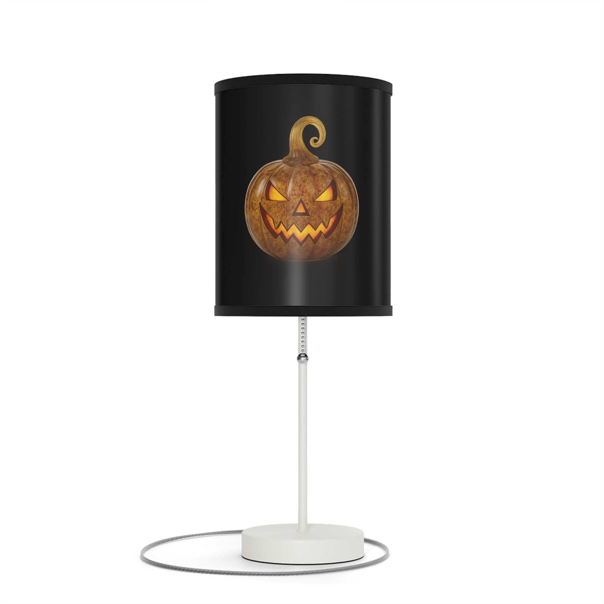 Halloween Pumpkin Lamp: Spooky Fall Home Decor VeinLine Studio