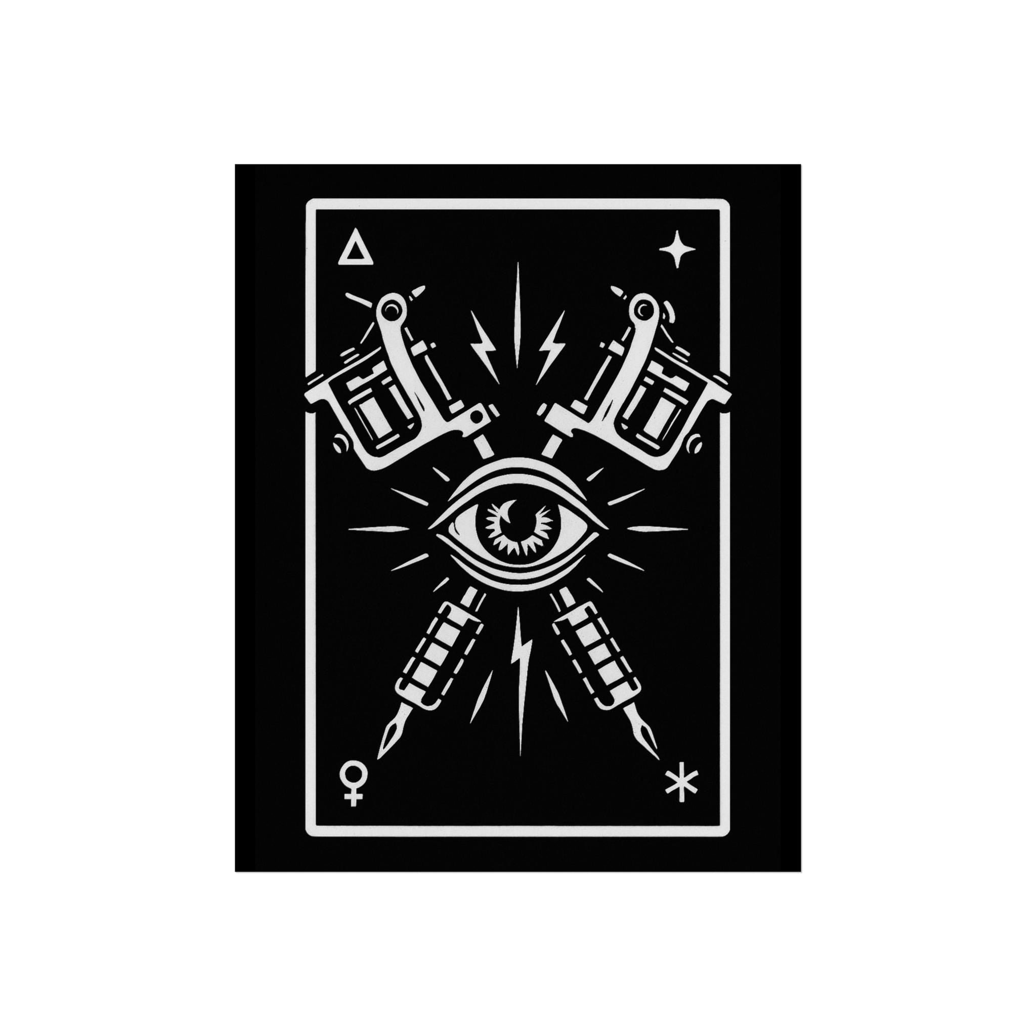 Tattoo Art Print: Edgy Modern Wall Decor VeinLine Studio