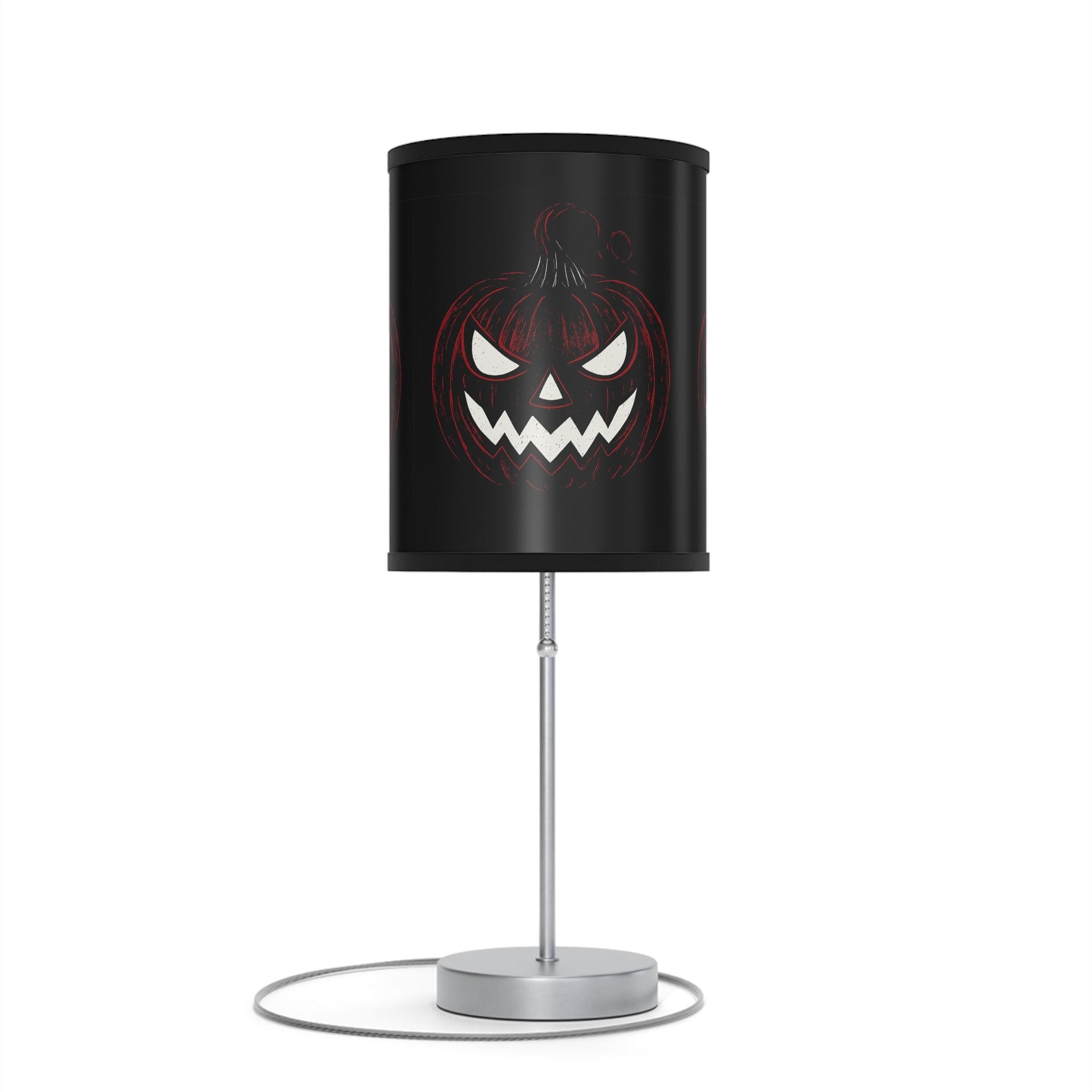 Halloween Pumpkin Lamp: Spooky Jack-o'-Lantern VeinLine Studio