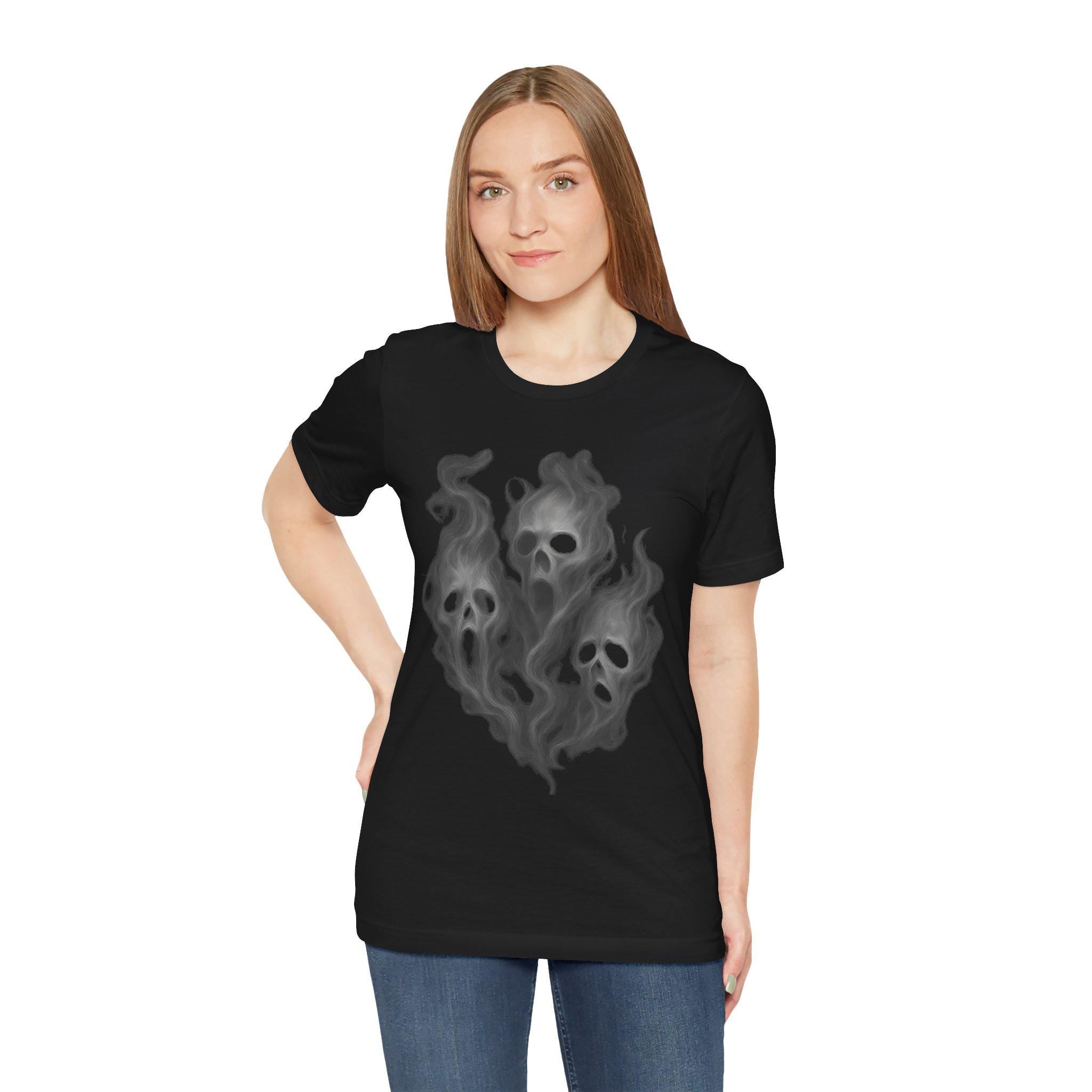 Ghostly gothic Tshirt, VeinLine Studio