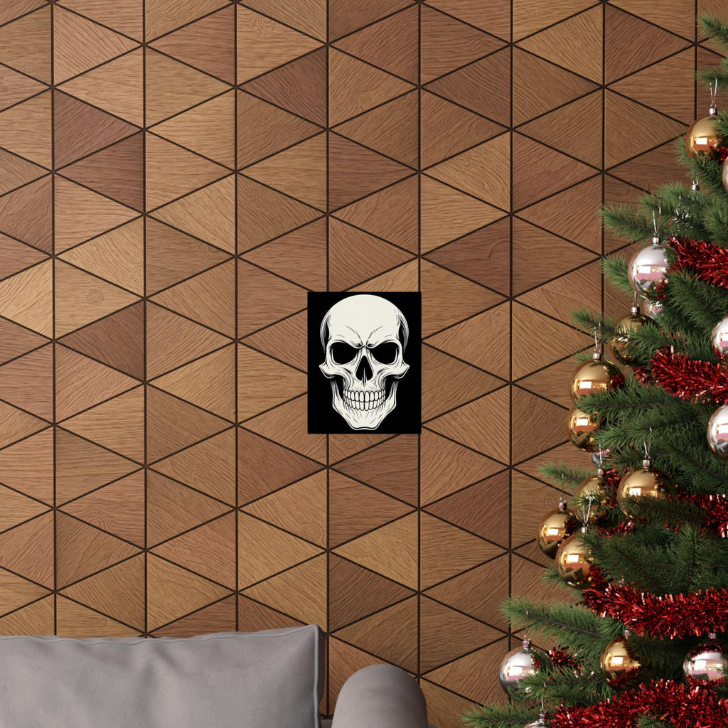 Skull Wall Art Poster VeinLine Studio