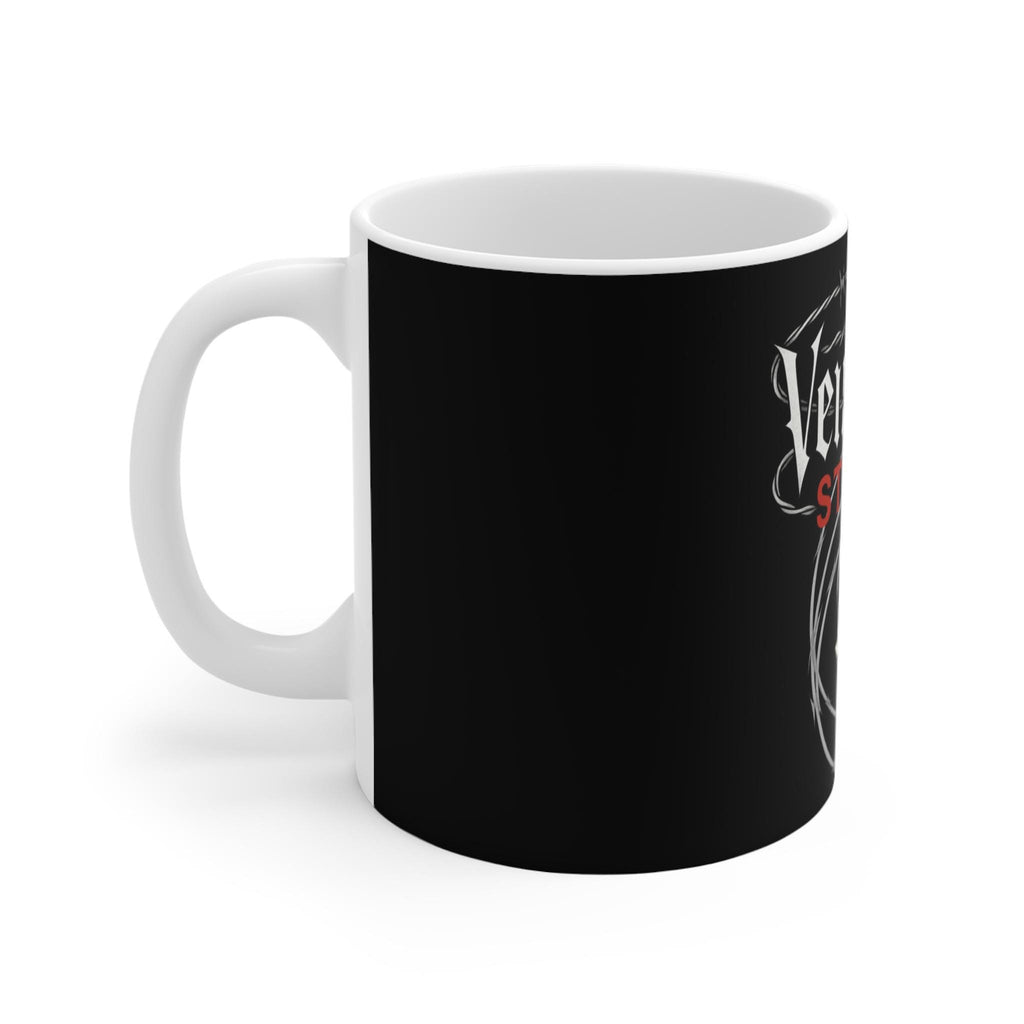 Gothic Skull Mug, 11oz Coffee Cup, VeinLineSudio