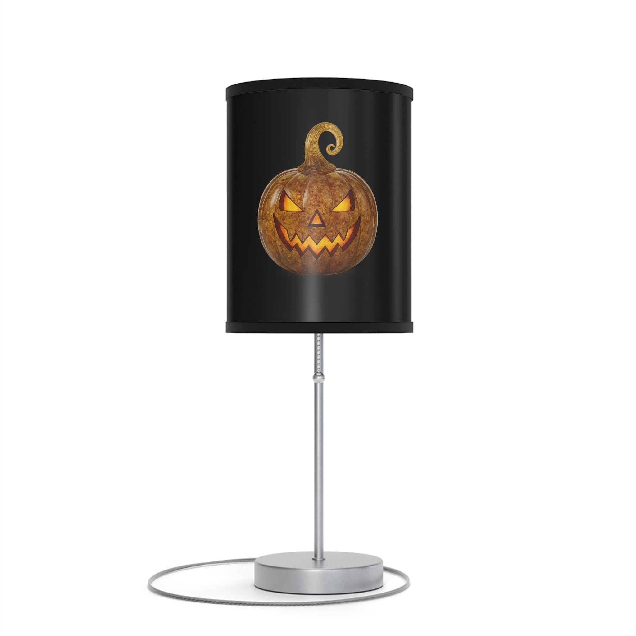 Halloween Pumpkin Lamp: Spooky Fall Home Decor VeinLine Studio