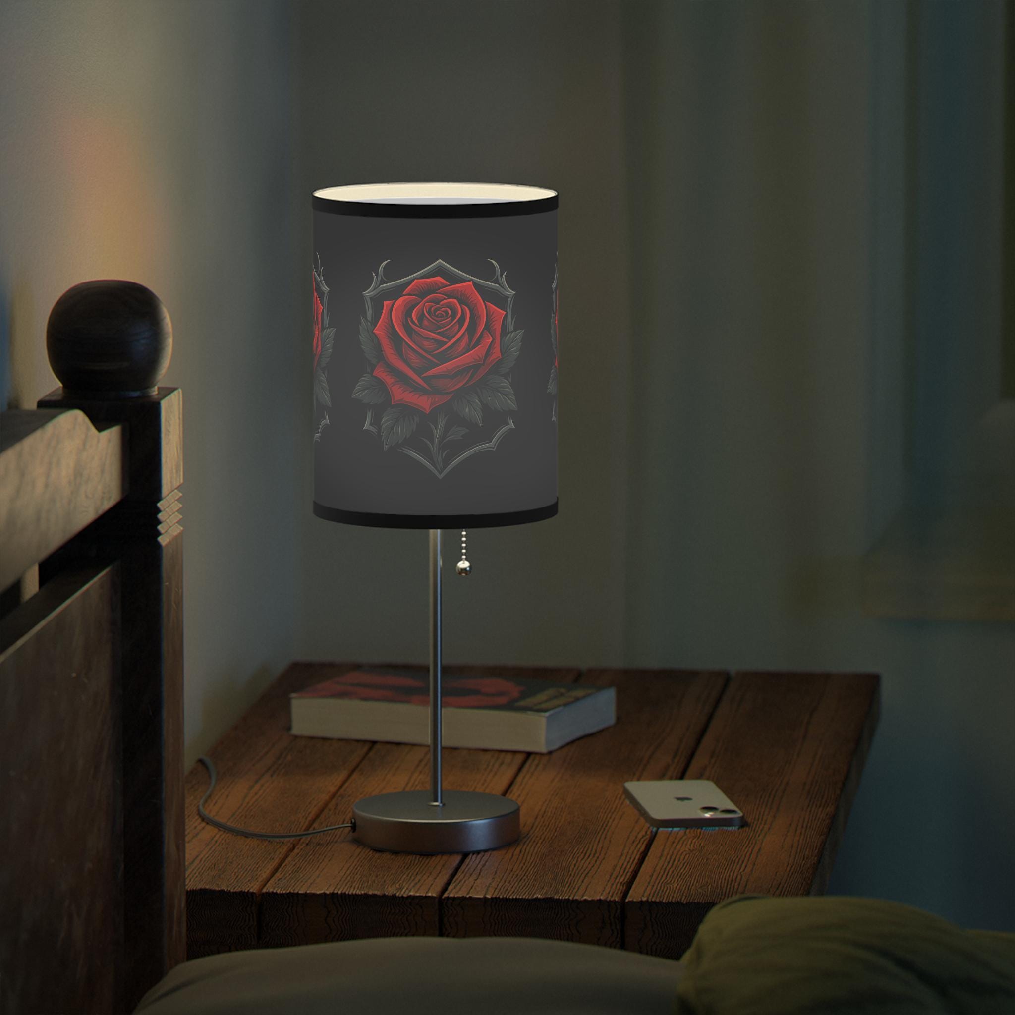 Rose lamp by VeinLineStudio