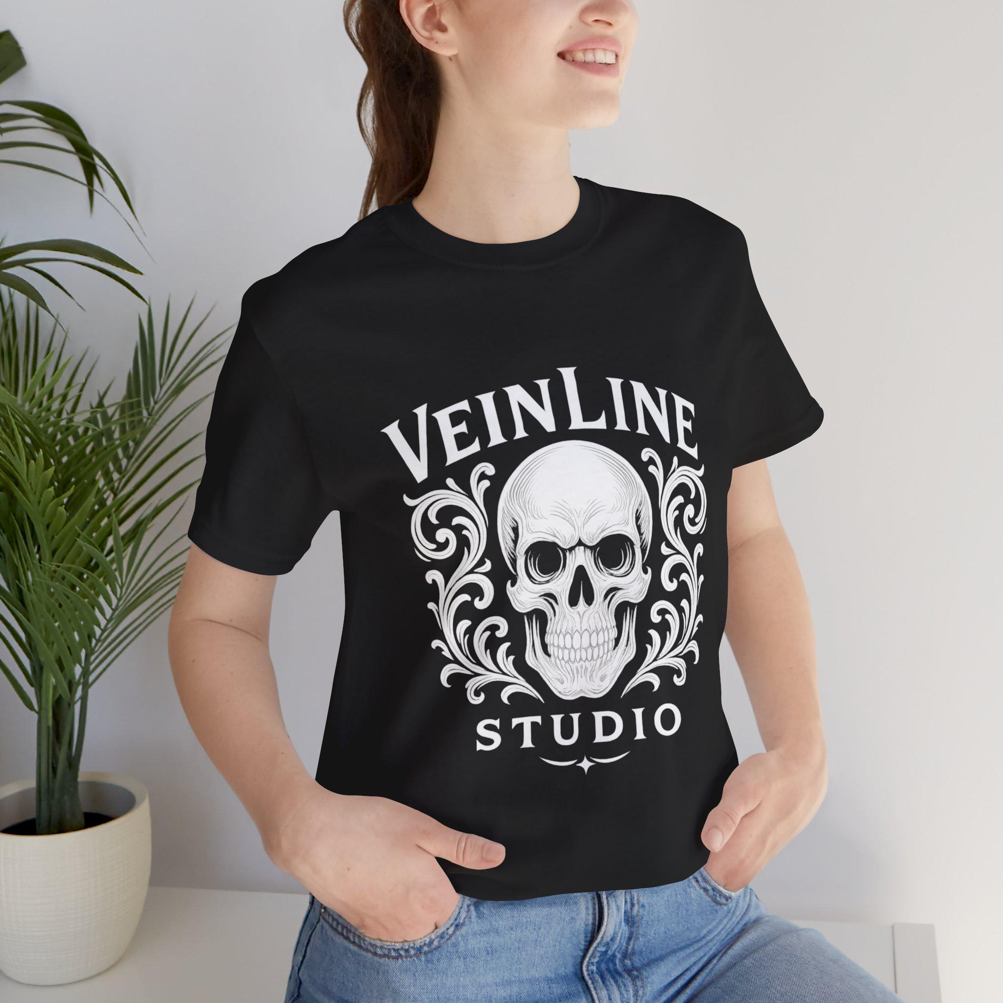Skull VeinLine Studio Bella+Canvas 3001 Tshirt