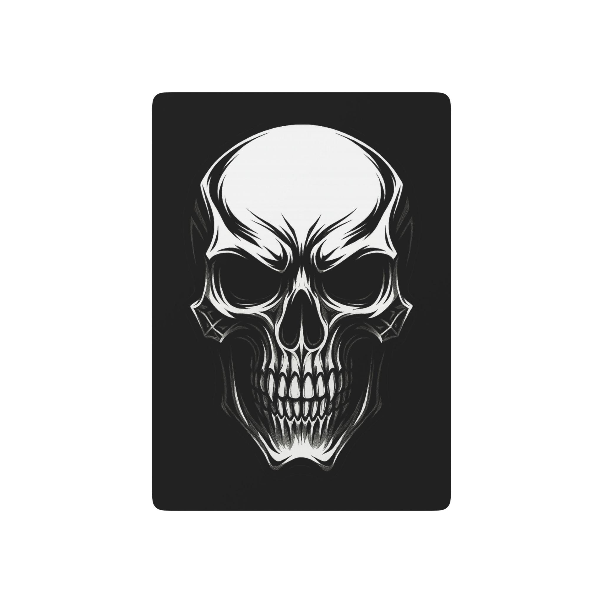 Skull Playing Cards VeinLine Studio