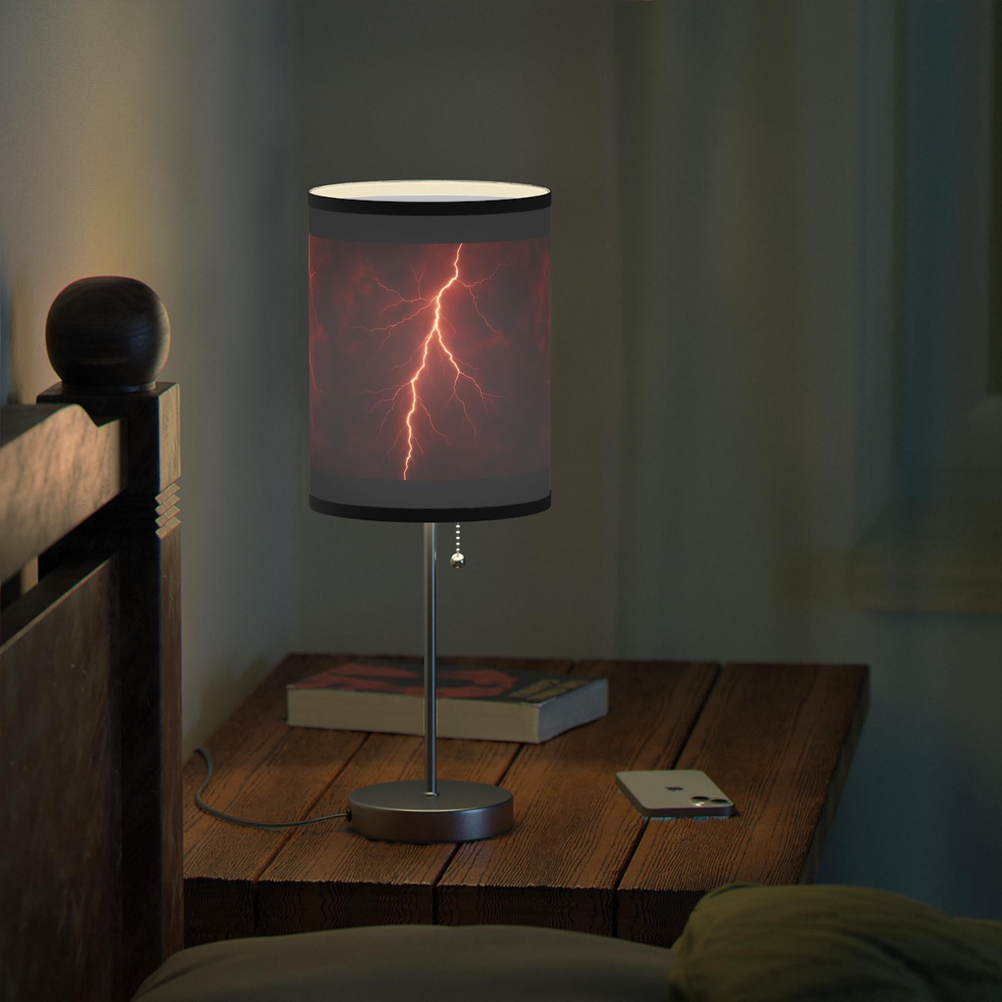 Lightning Bolt Table Lamp VeinLine Studio